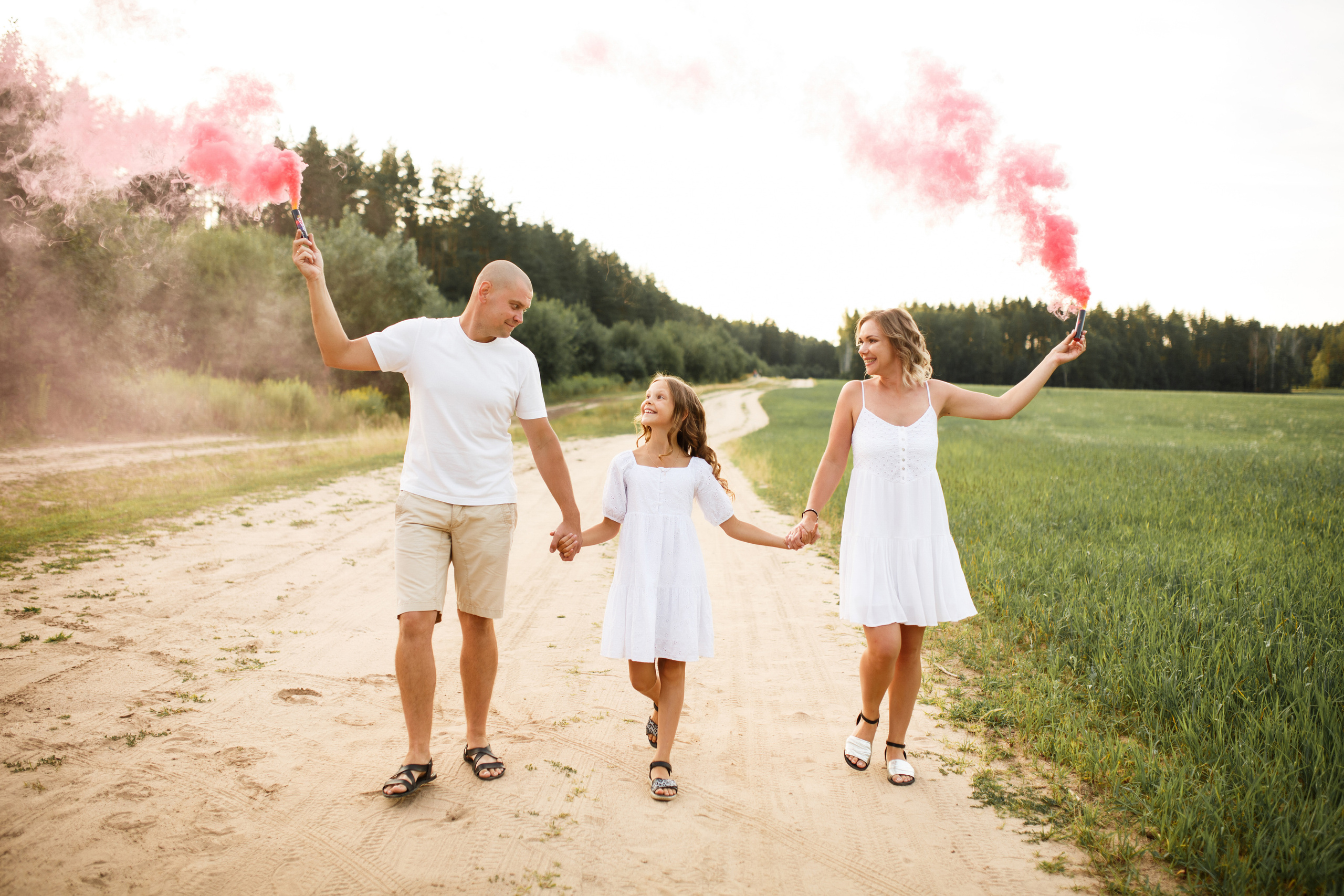 Marija, Jurij i Elina. Fotograf ślubny i rodzinny w Warszawie