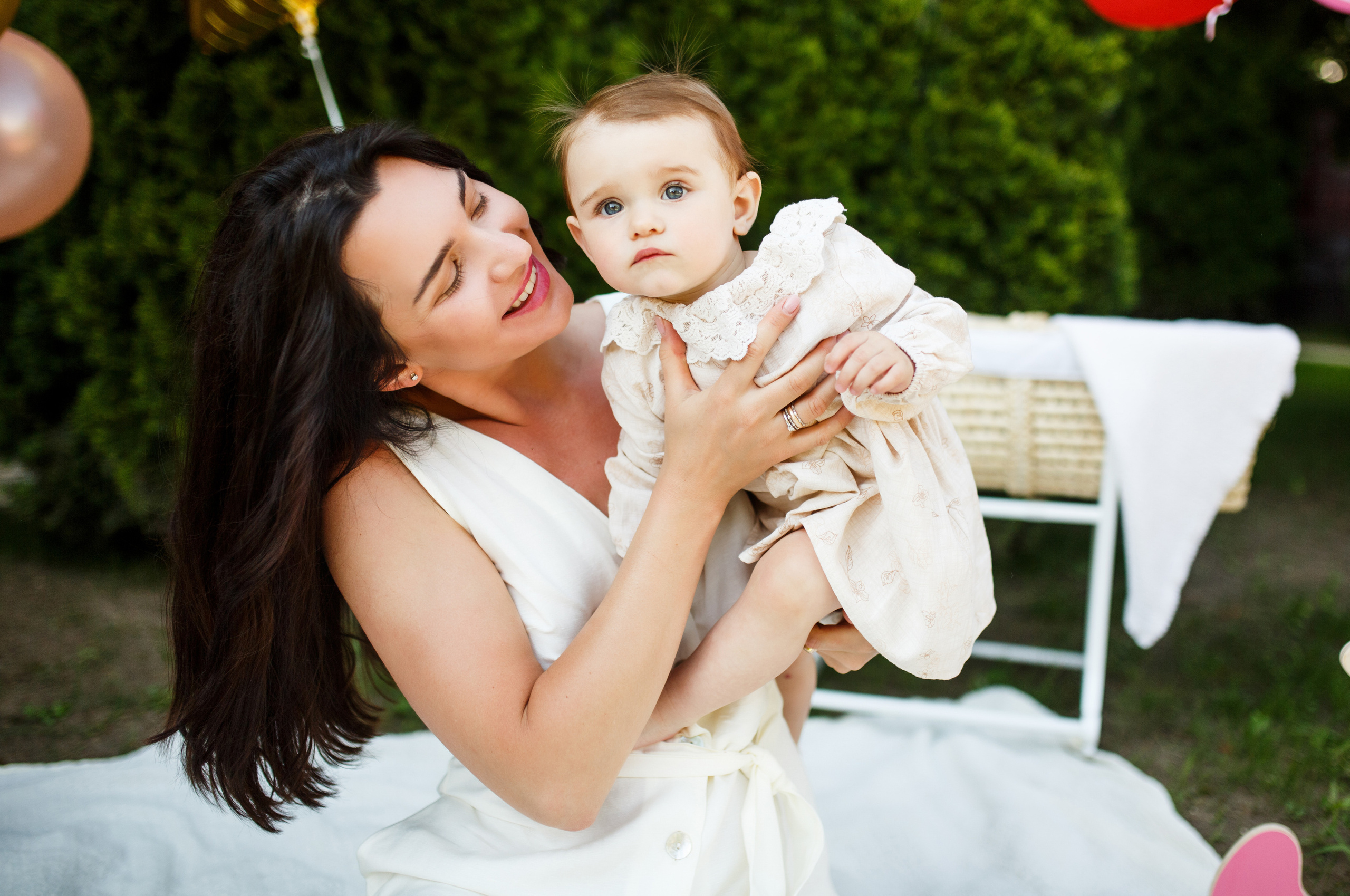 Ksenija, Siergiej i Sofia. Fotograf ślubny i rodzinny w Warszawie