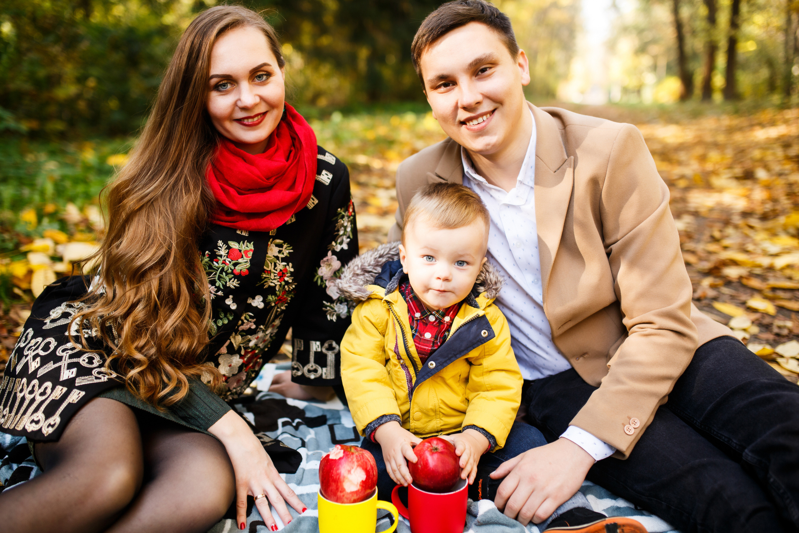 Swietlana, Dmitrij i Arsenij. Fotograf ślubny i rodzinny w Warszawie