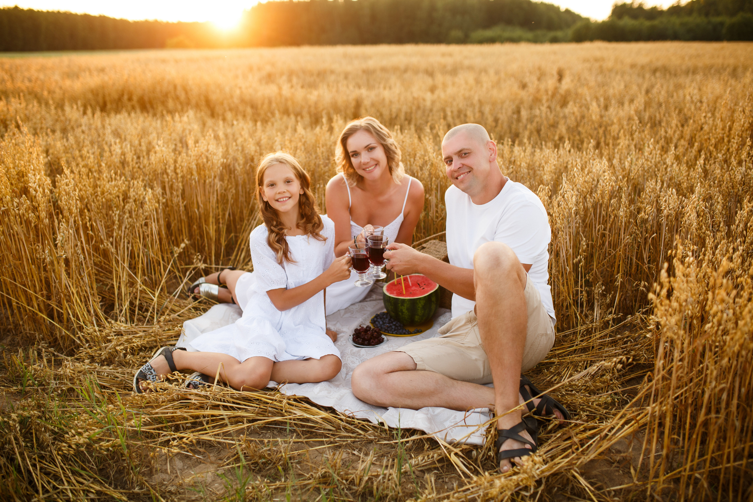 Marija, Jurij i Elina. Fotograf ślubny i rodzinny w Warszawie