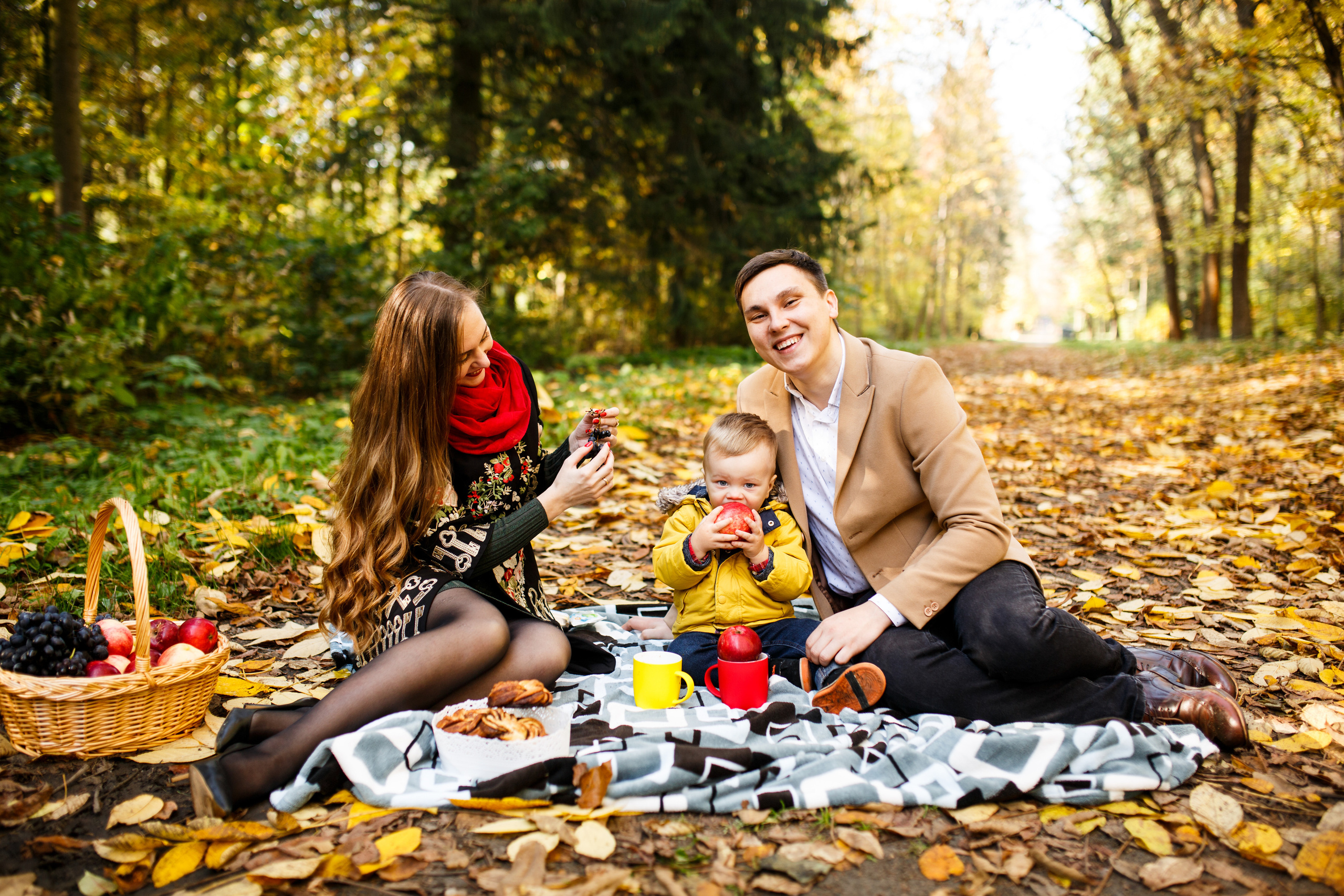 Swietlana, Dmitrij i Arsenij. Fotograf ślubny i rodzinny w Warszawie