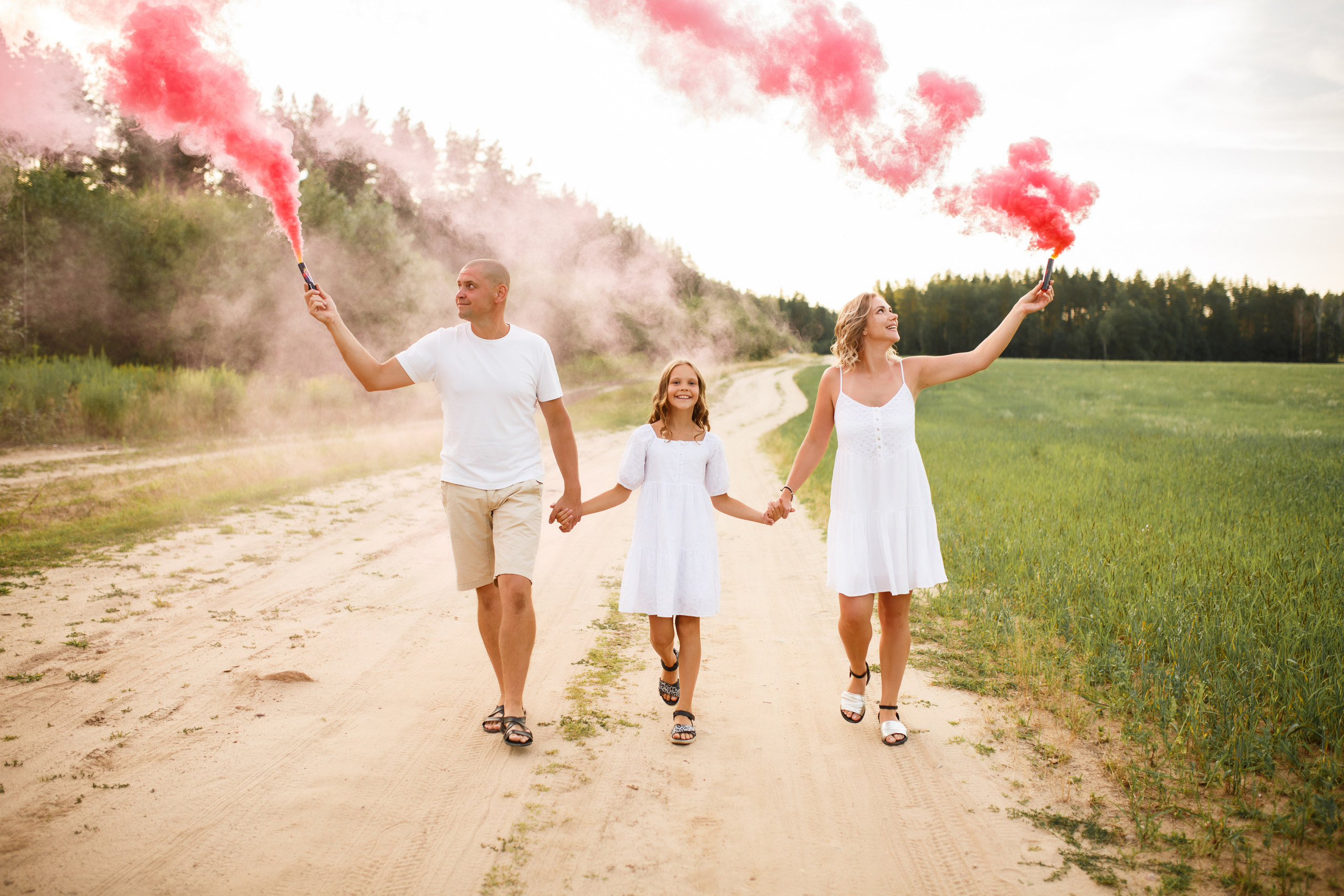 Marija, Jurij i Elina. Fotograf ślubny i rodzinny w Warszawie