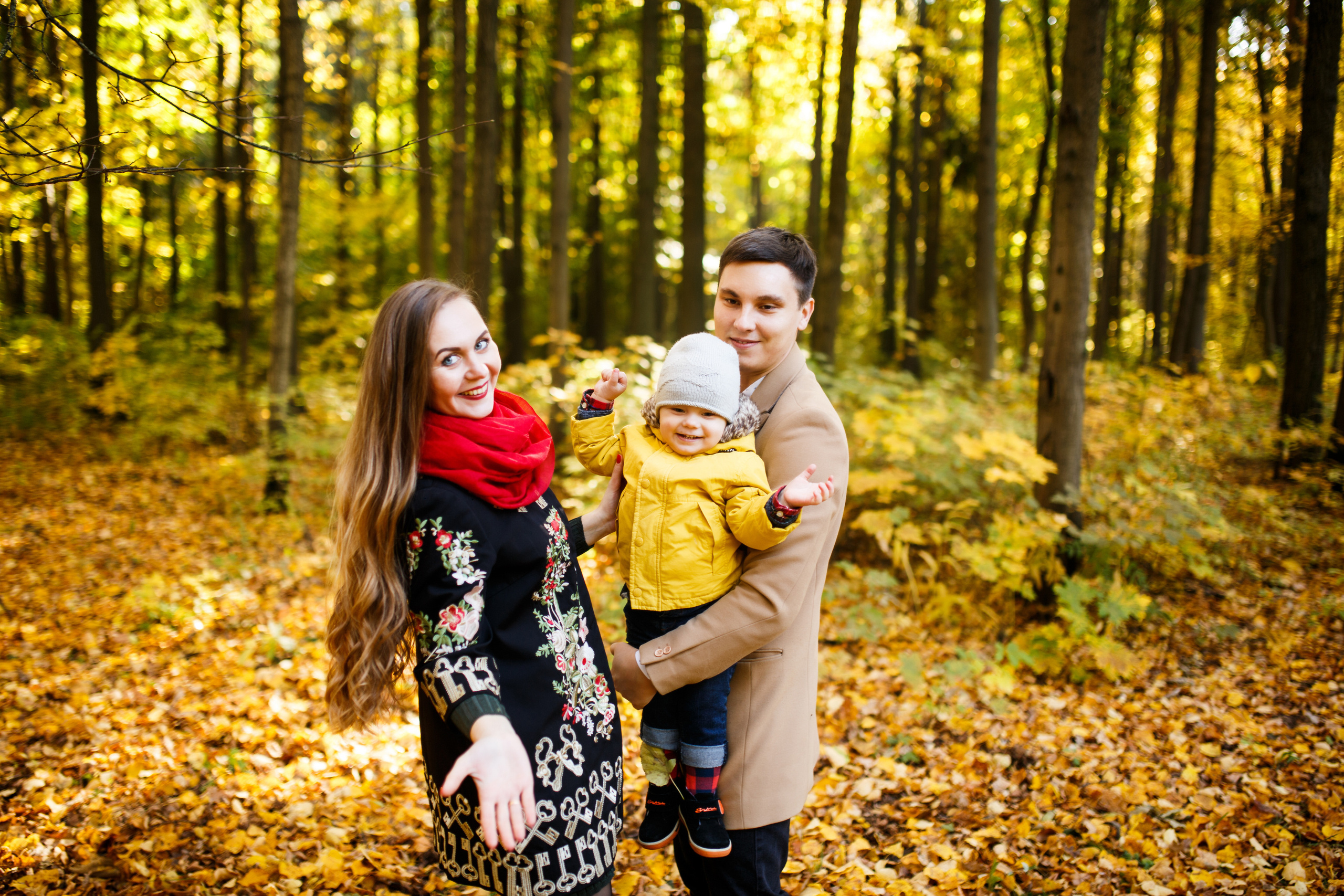 Swietlana, Dmitrij i Arsenij. Fotograf ślubny i rodzinny w Warszawie