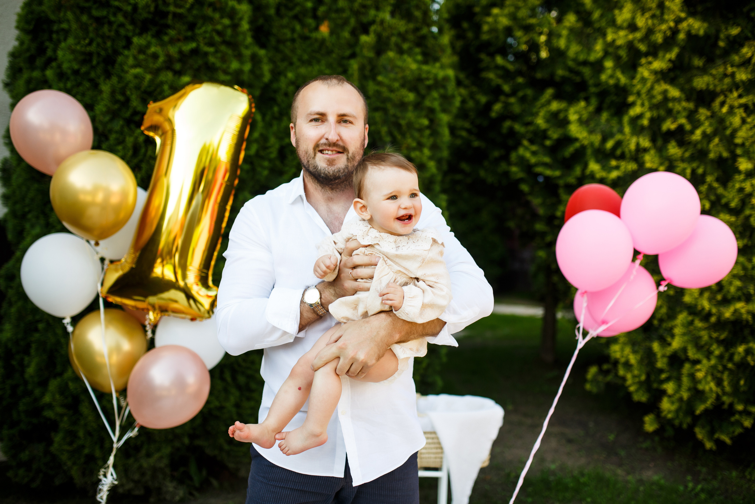 Ksenija, Siergiej i Sofia. Fotograf ślubny i rodzinny w Warszawie