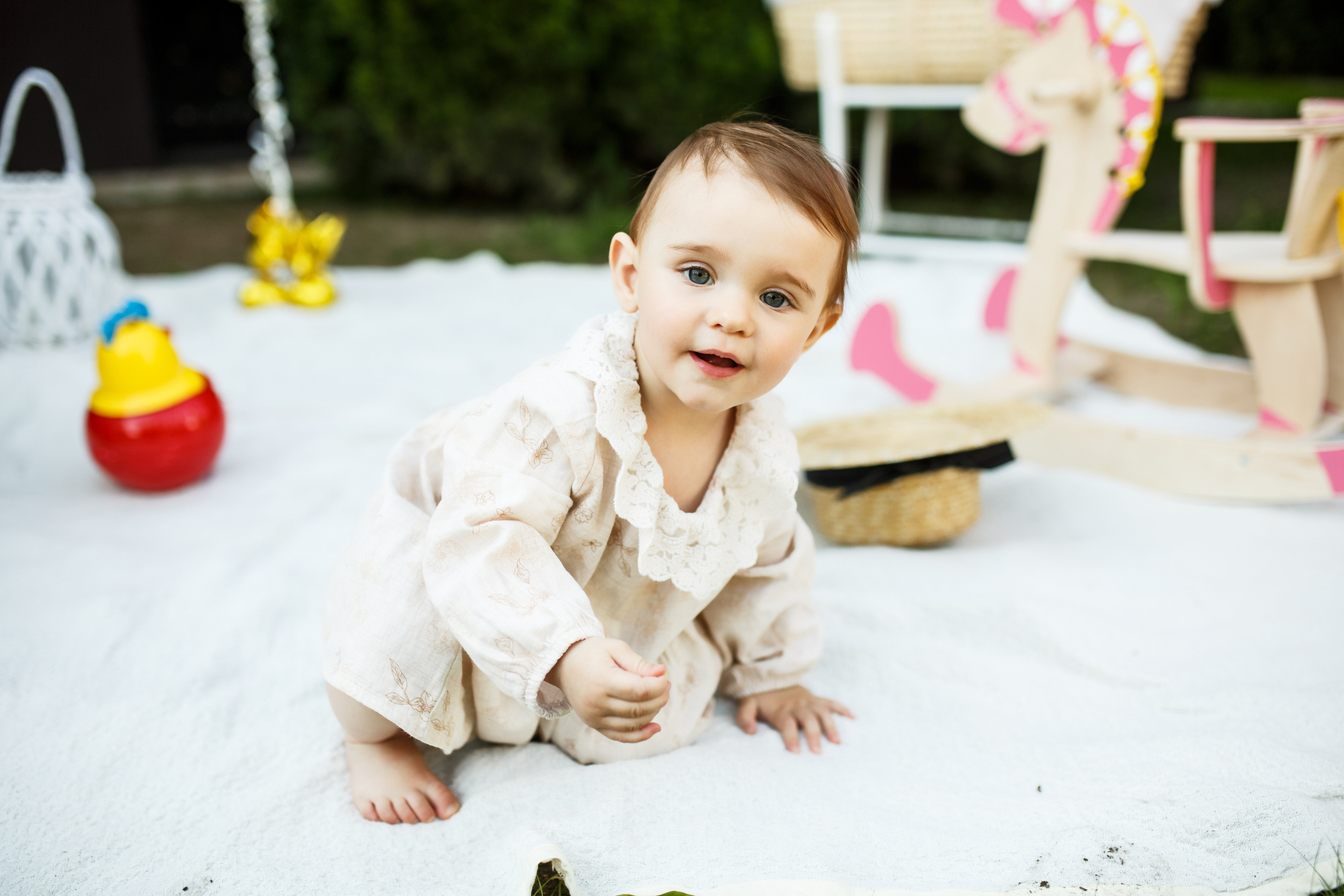 Ksenija, Siergiej i Sofia. Fotograf ślubny i rodzinny w Warszawie