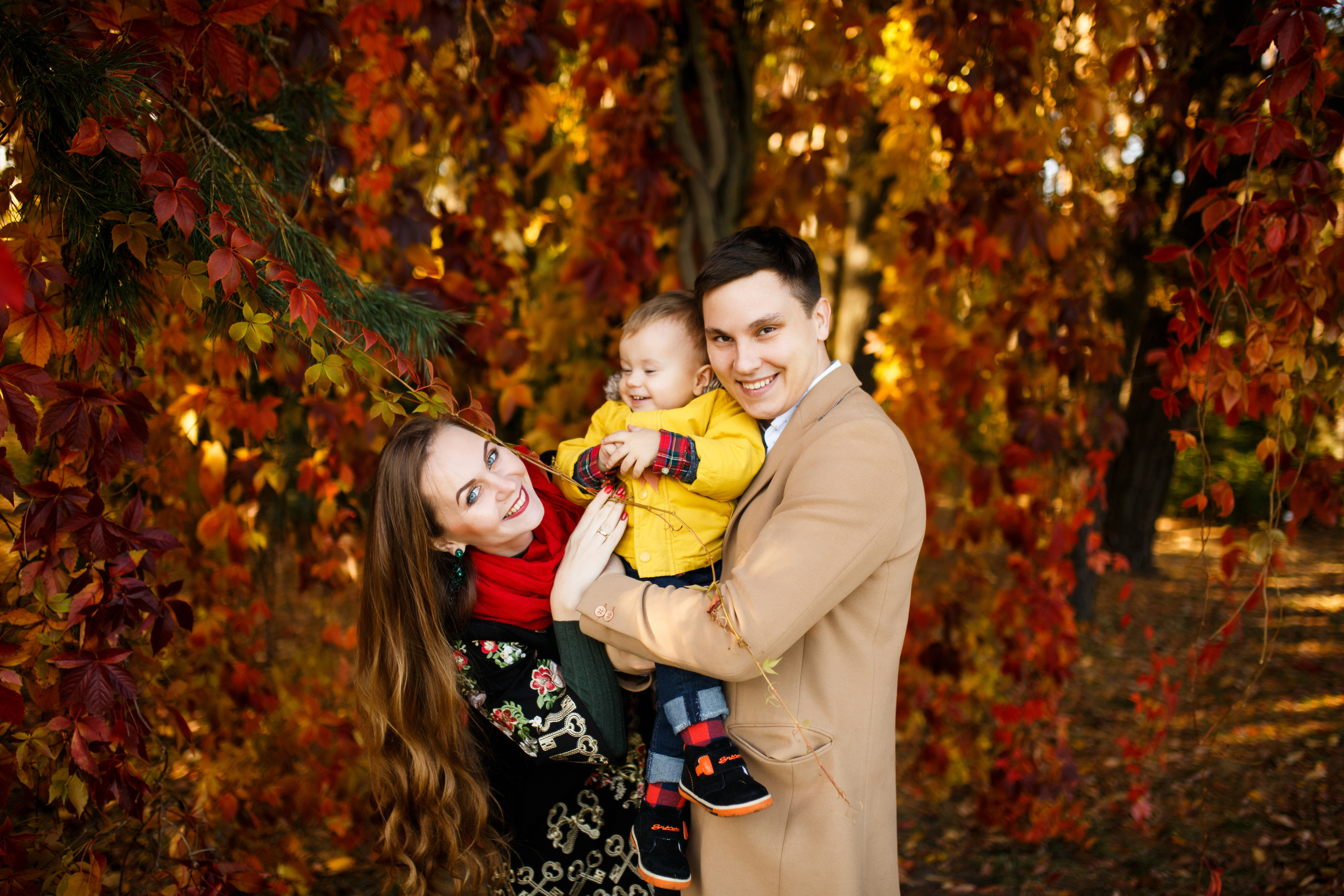 Swietlana, Dmitrij i Arsenij. Fotograf ślubny i rodzinny w Warszawie