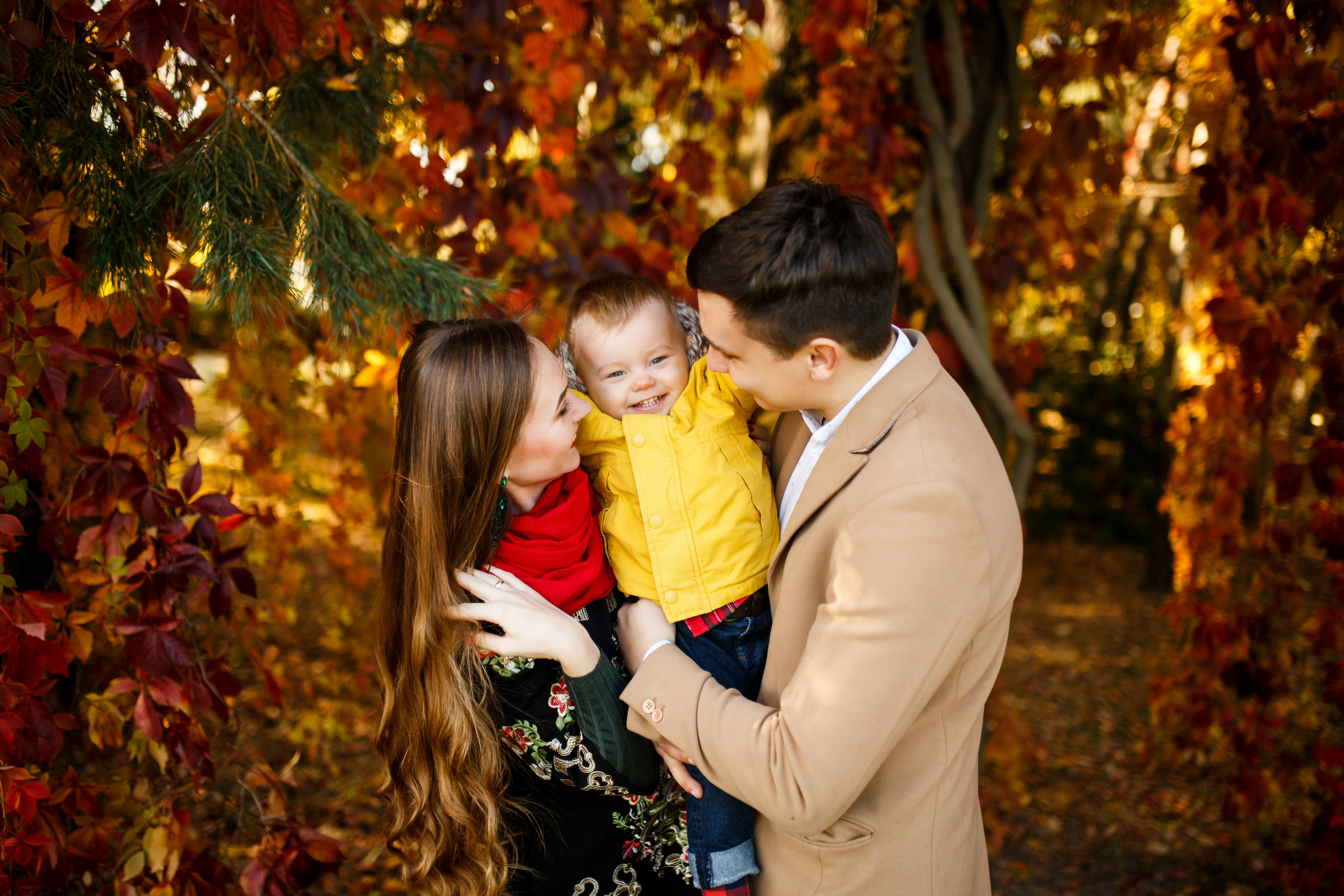 Swietlana, Dmitrij i Arsenij. Fotograf ślubny i rodzinny w Warszawie