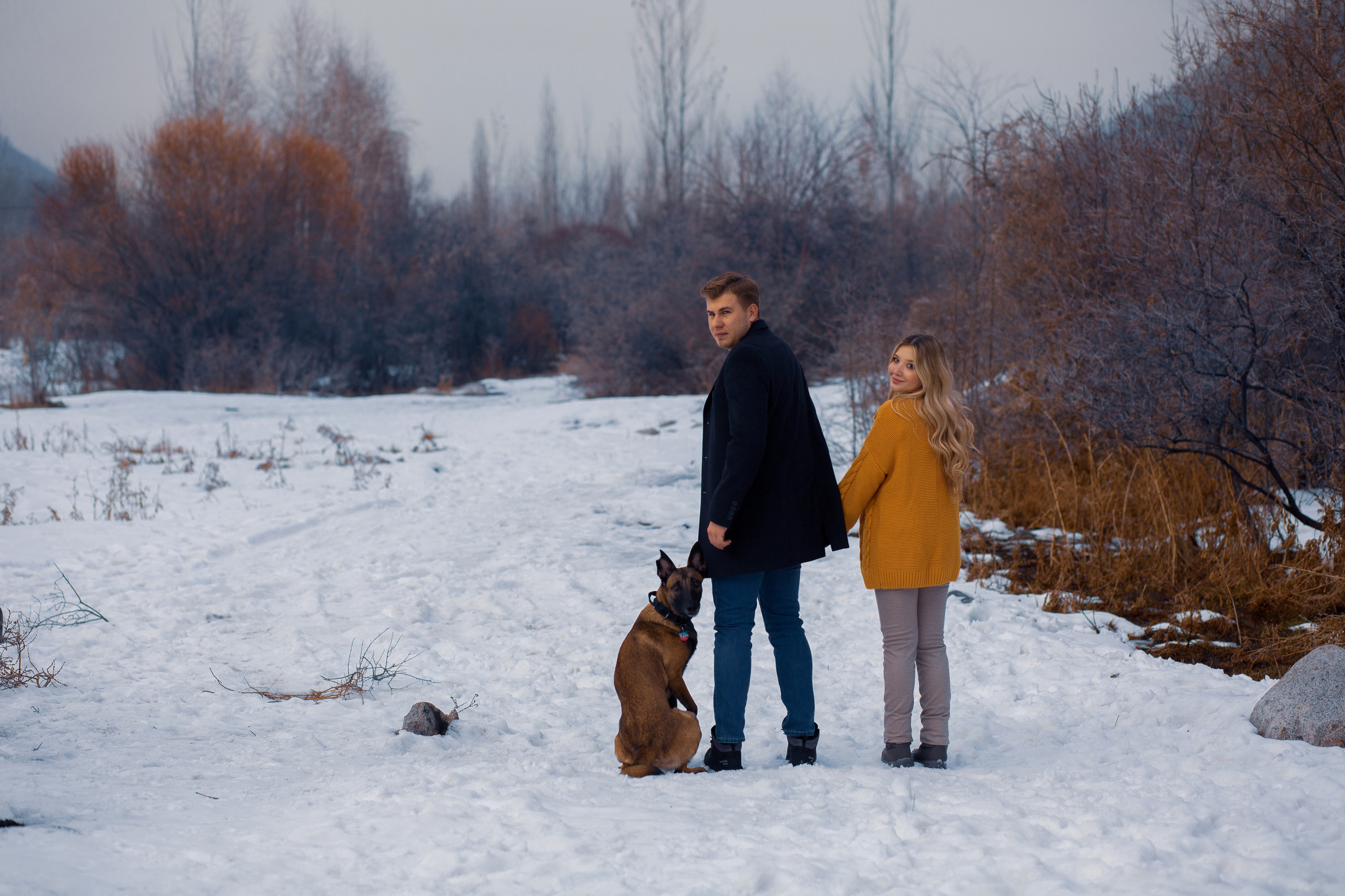 фотограф Ташкент, фотосессия в горах Ташкент, зима в Ташкенте