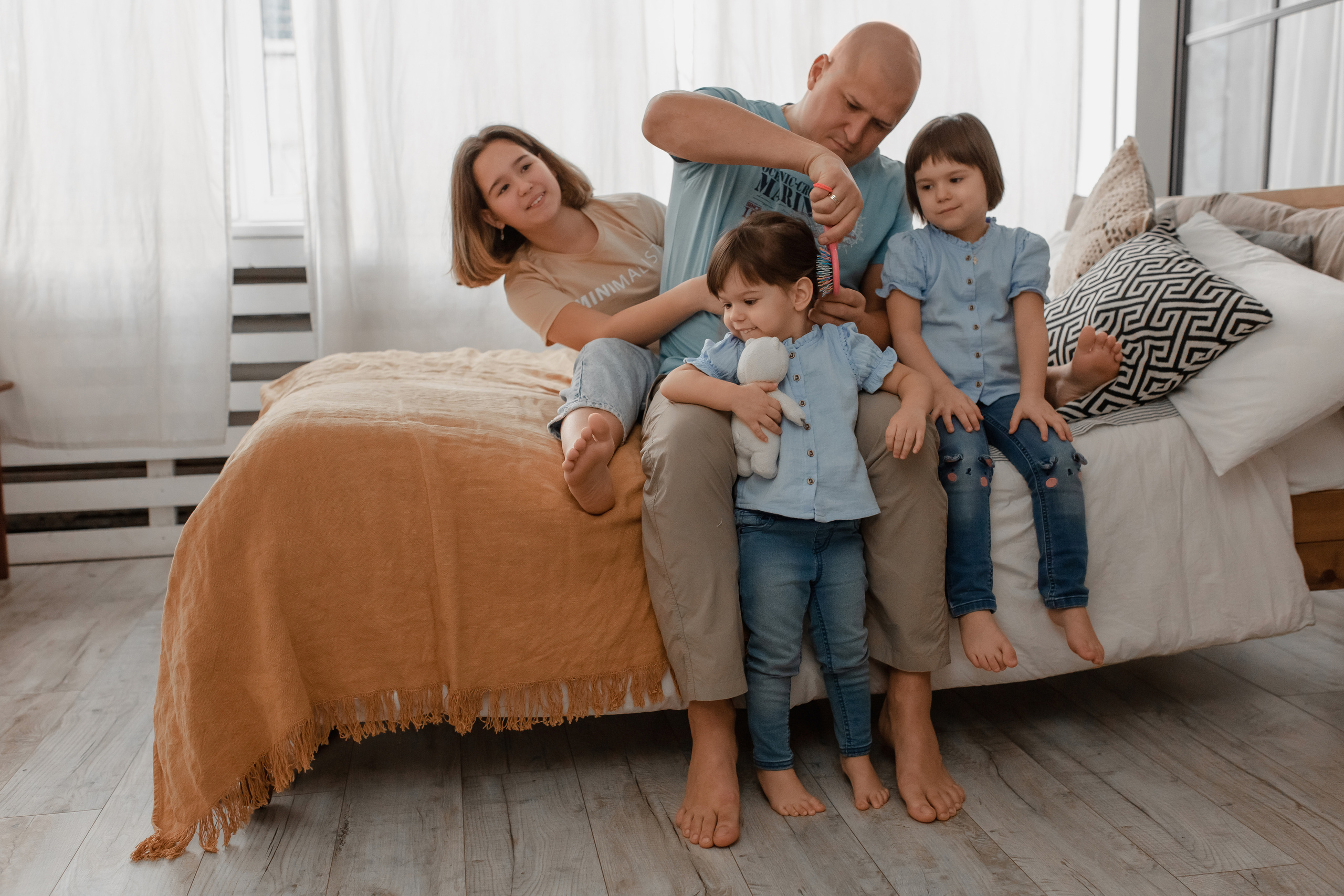 День в большой семье. Фотограф в Ташкенте Надежда Исаева