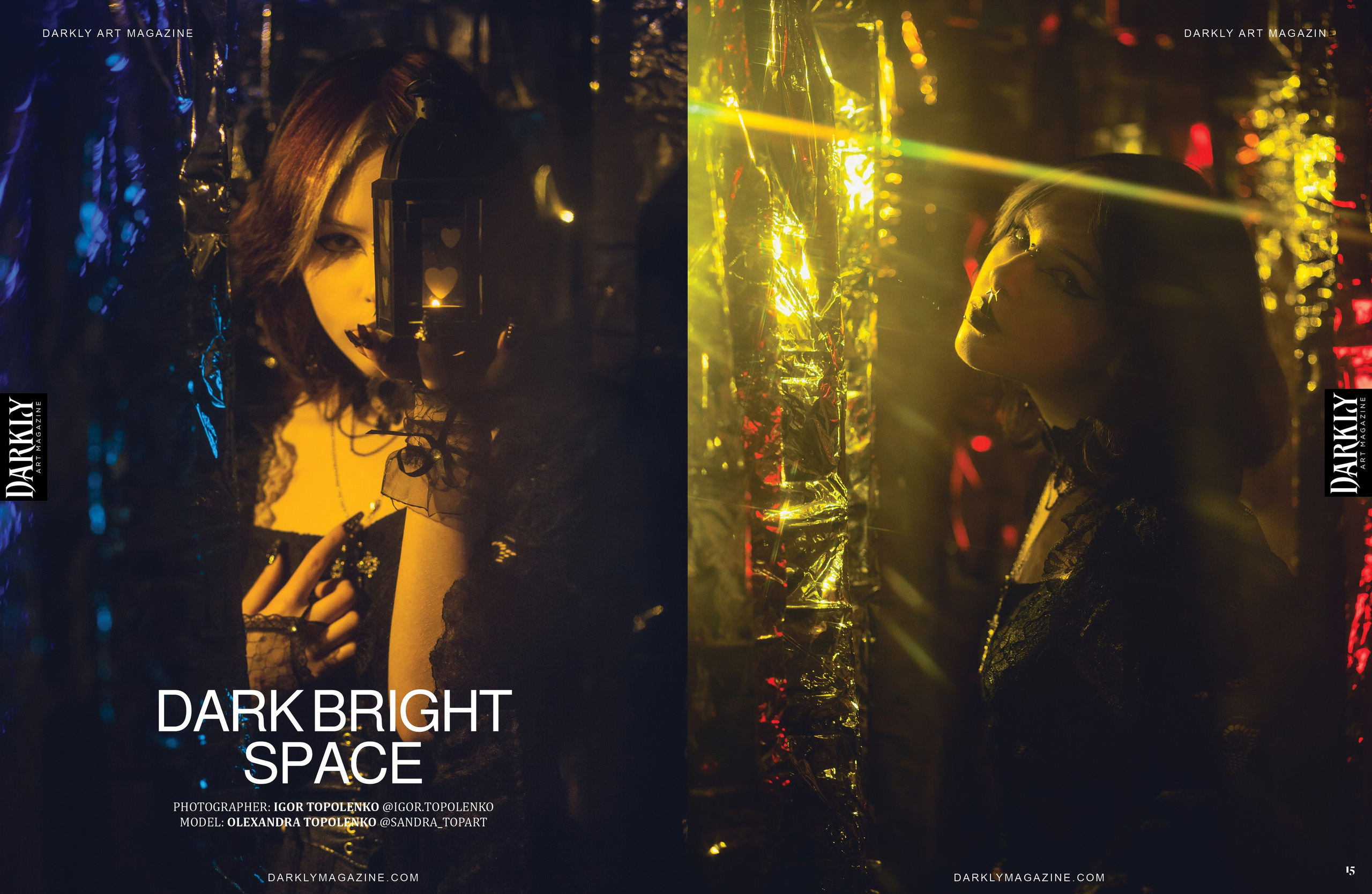 Фотосесія у Готичному стилі у французькому Арт-журналі. Фотограф Ігор Тополенко Арт- фото та весільна фотографія Україна Київ