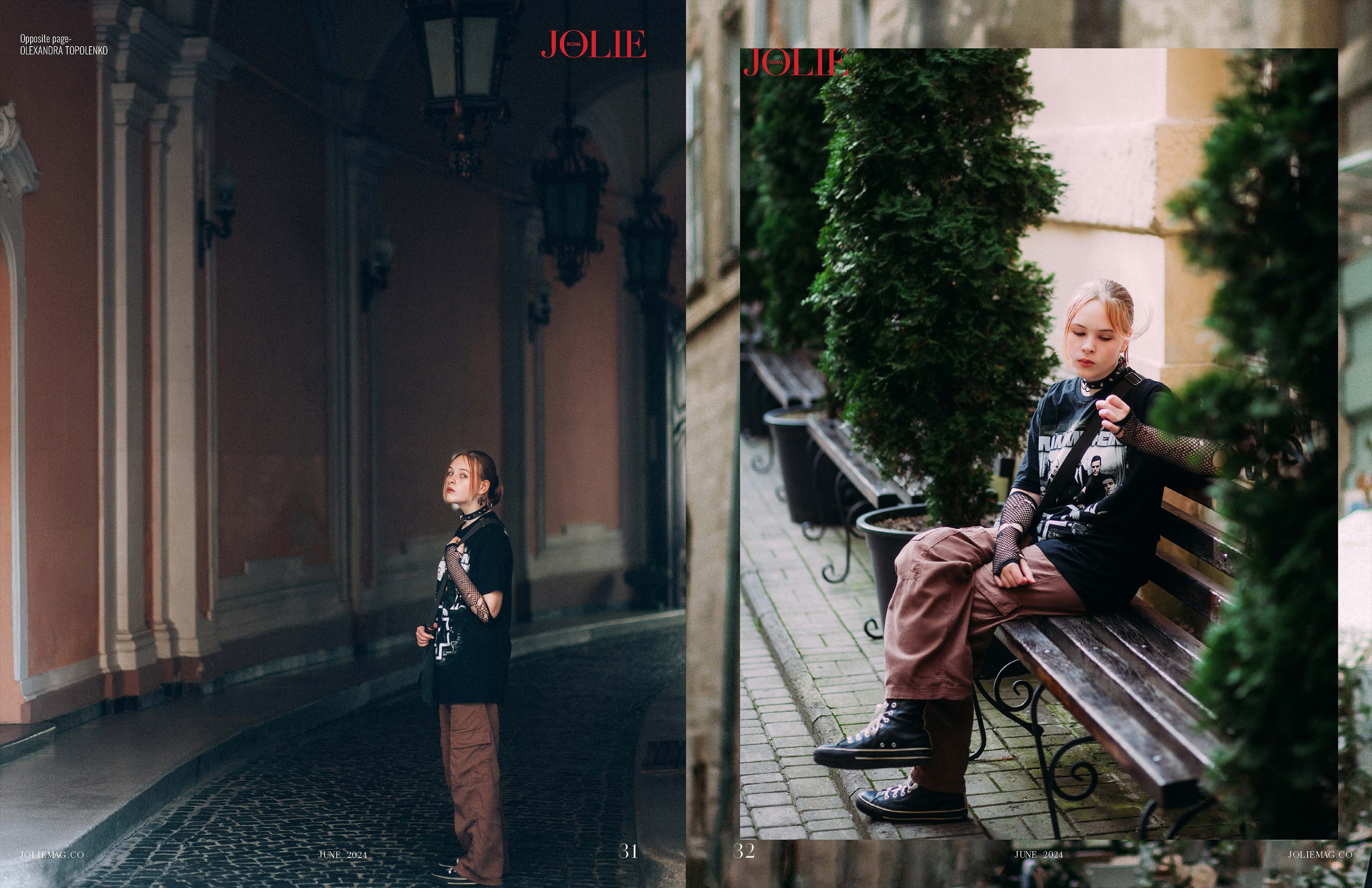 Фото Александры в итальянском журнале JOLIE (Roma, Italy). Фотограф Ігор Тополенко Арт- фото та весільна фотографія Україна Київ