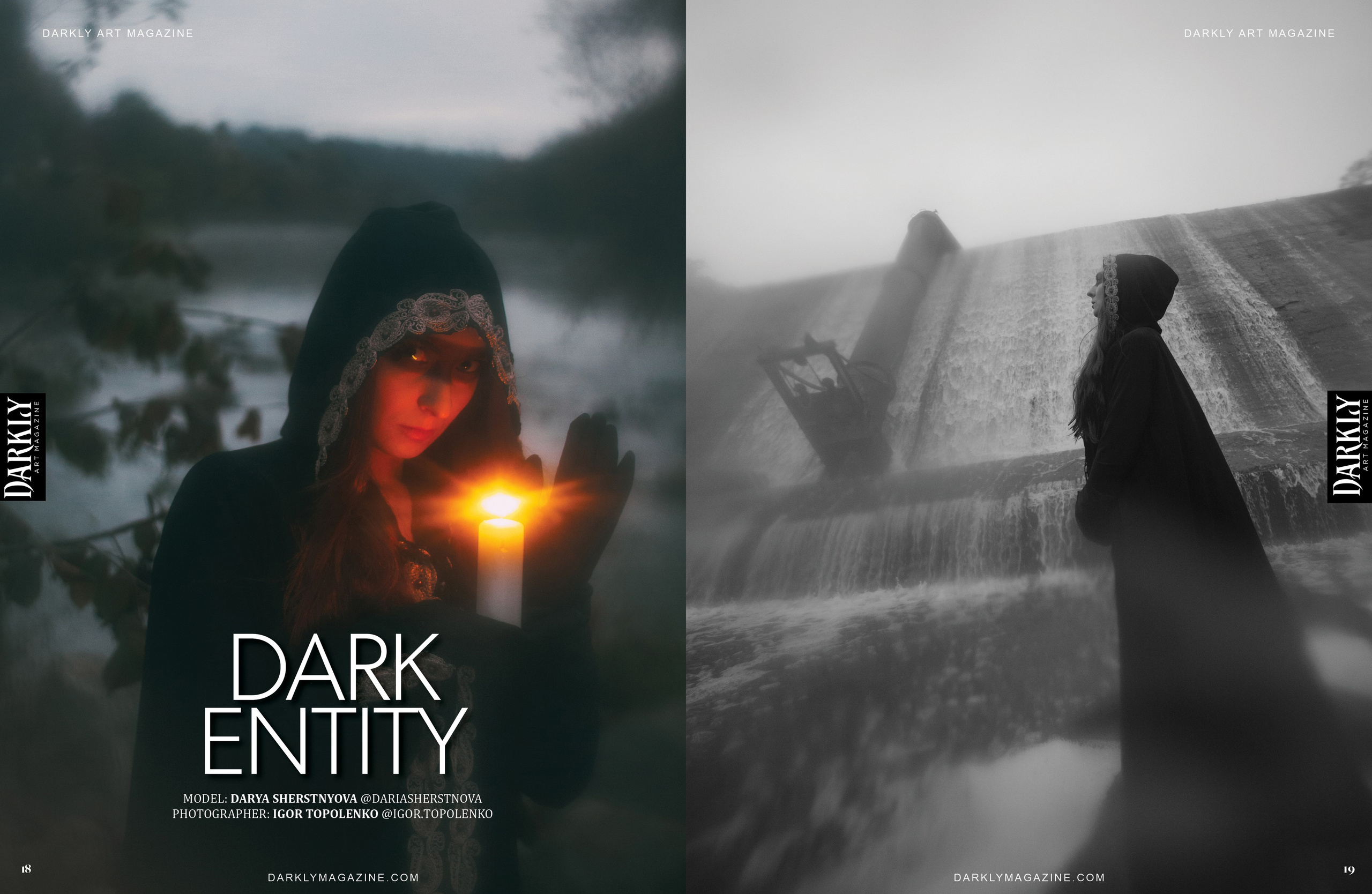 Мистические истории во французском журнале Darkly. Фотограф Ігор Тополенко Арт- фото та весільна фотографія Україна Київ