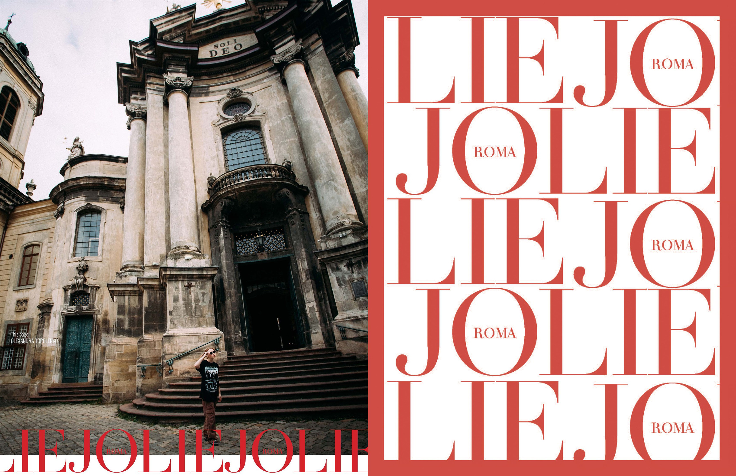 Фото Александры в итальянском журнале JOLIE (Roma, Italy). Фотограф Ігор Тополенко Арт- фото та весільна фотографія Україна Київ