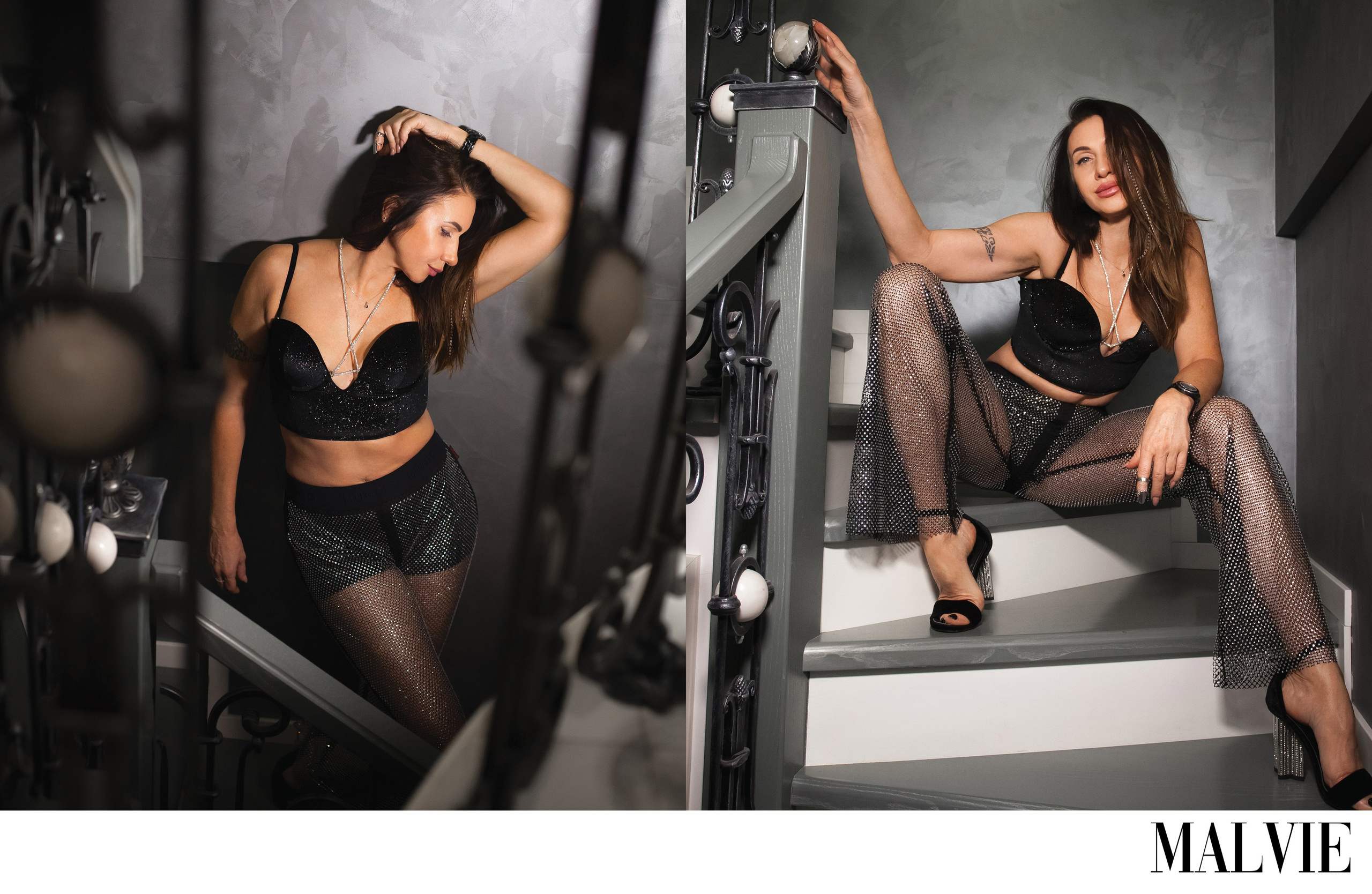 Гламурная фотосессия в журнале Malvie (France). Фотограф Ігор Тополенко Арт- фото та весільна фотографія Україна Київ