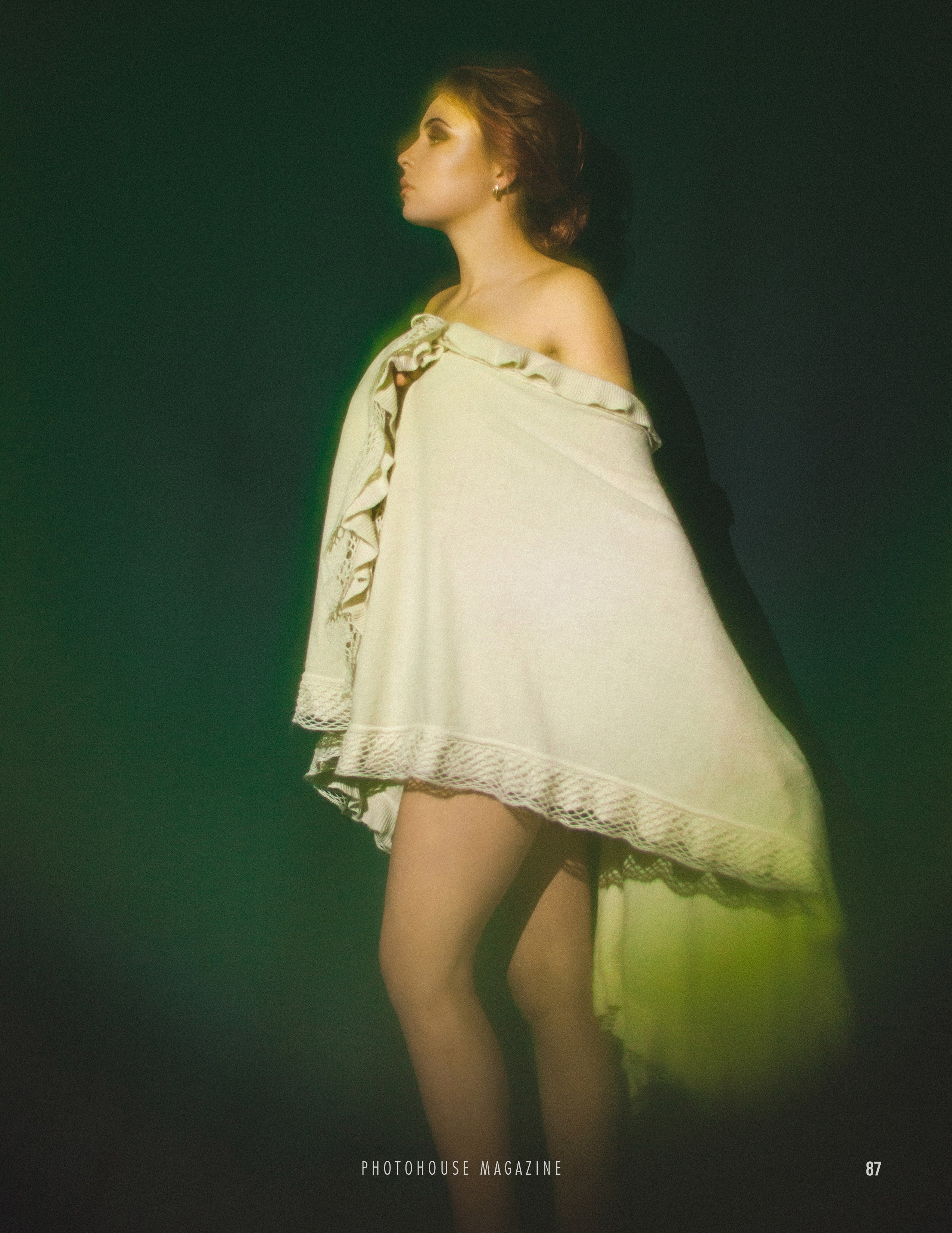 Обкладинка. Містичні портрети Каріни у датському журналі Photohouse. Фотограф Ігор Тополенко Арт- фото та весільна фотографія Україна Київ