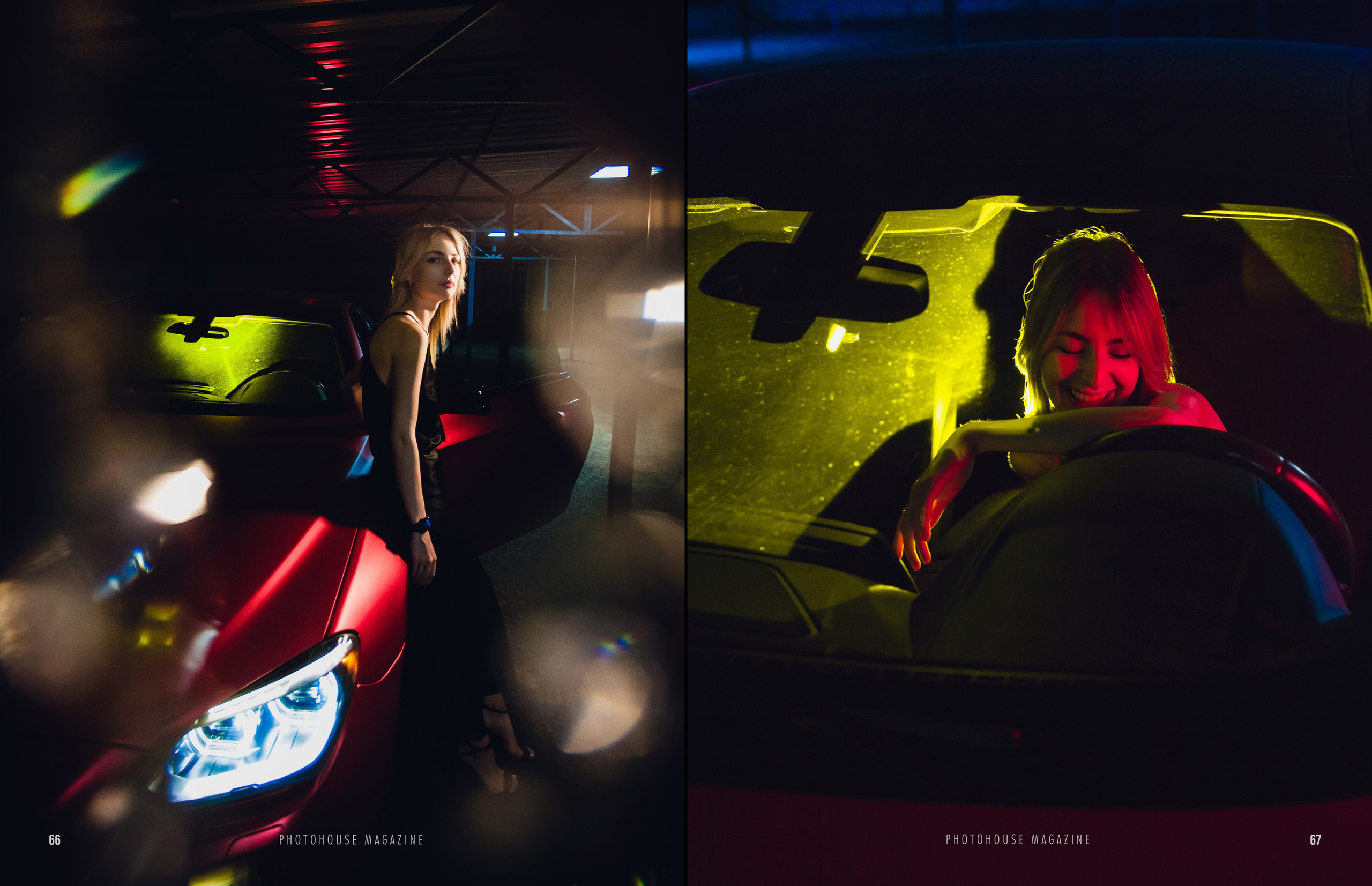 Зйомка вночі у датському друкованому журналі Photohouse. Фотограф Ігор Тополенко Арт- фото та весільна фотографія Україна Київ