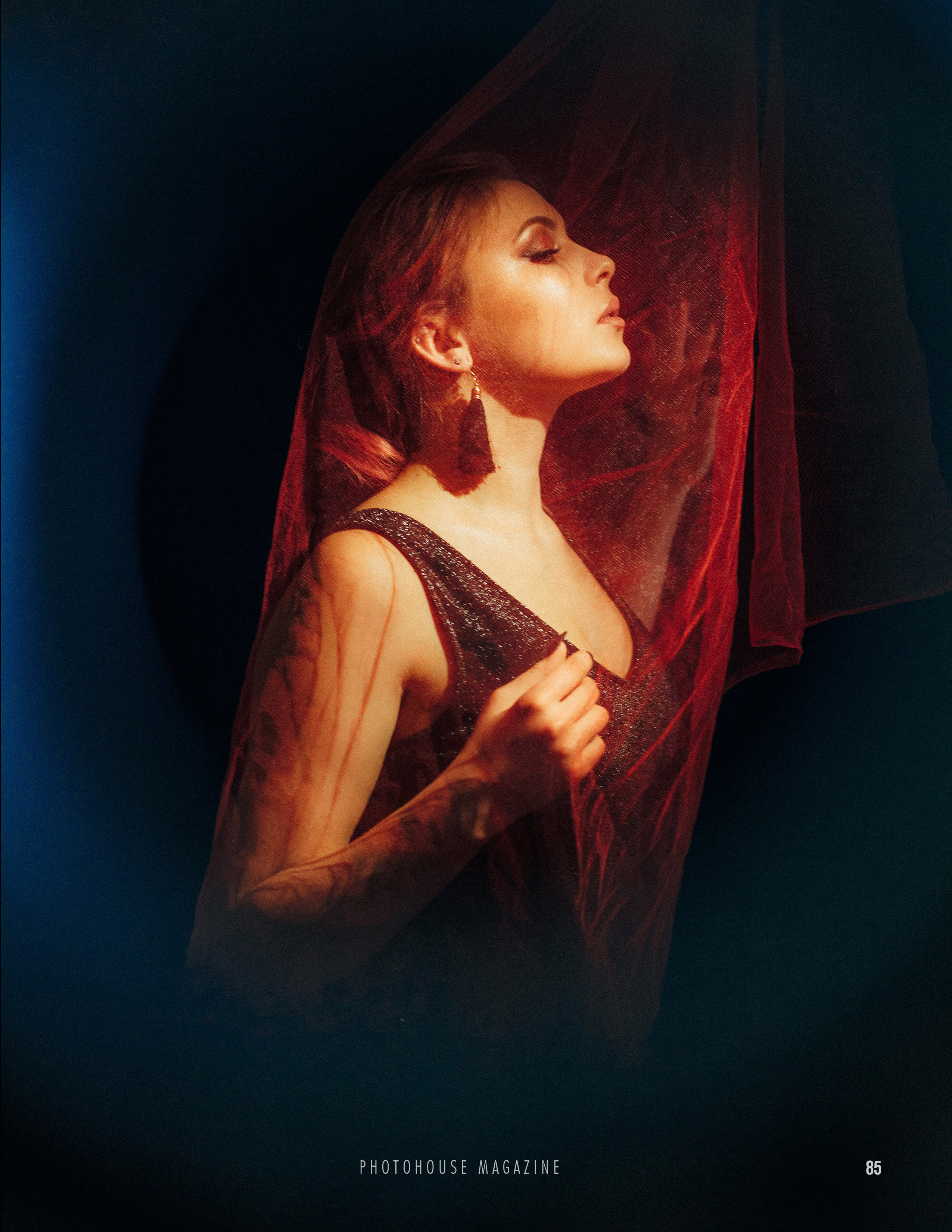 Обкладинка. Містичні портрети Каріни у датському журналі Photohouse. Фотограф Ігор Тополенко Арт- фото та весільна фотографія Україна Київ