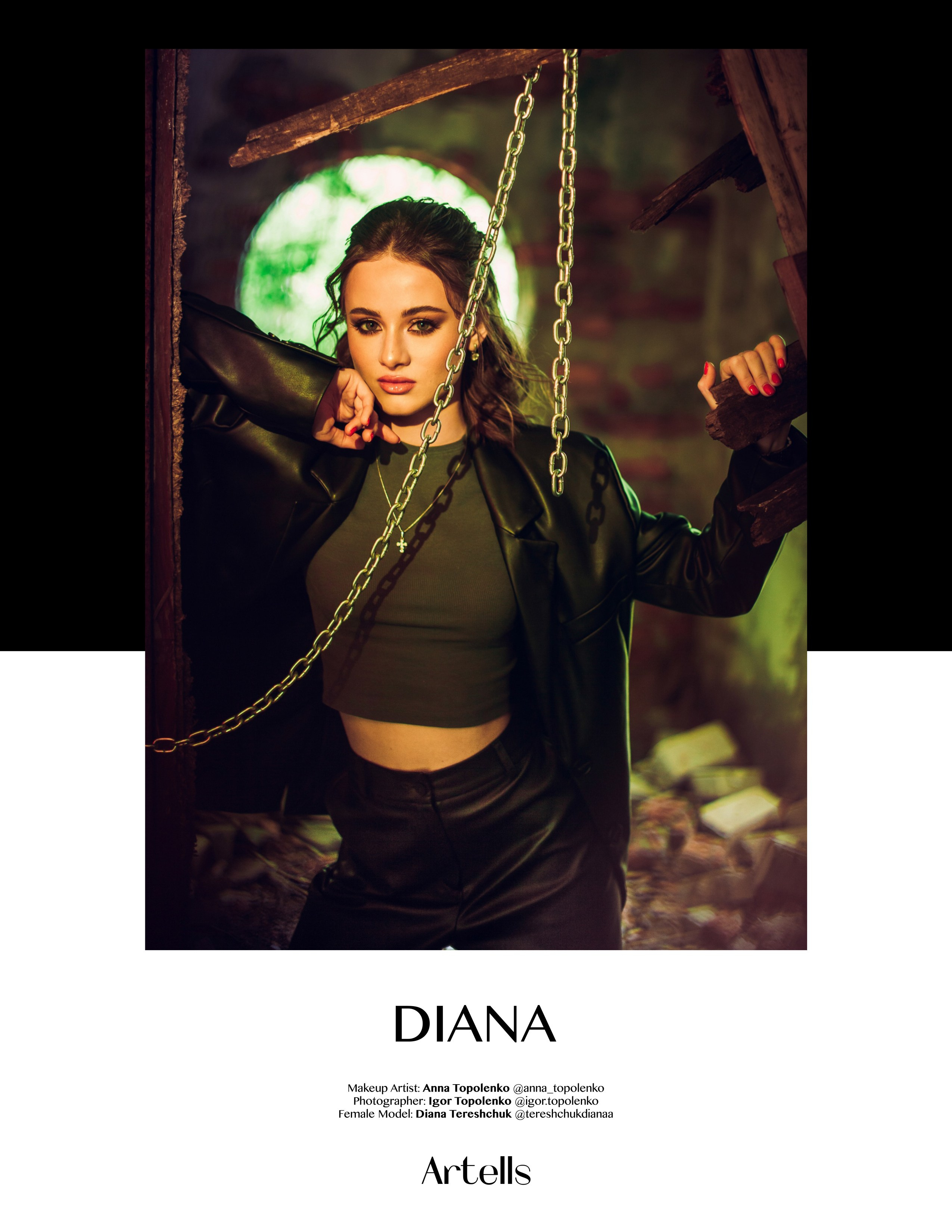 Модная фотосессия в американском журнале ARTELLS (New York, NY, USA). Фотограф Ігор Тополенко Арт- фото та весільна фотографія Україна Київ