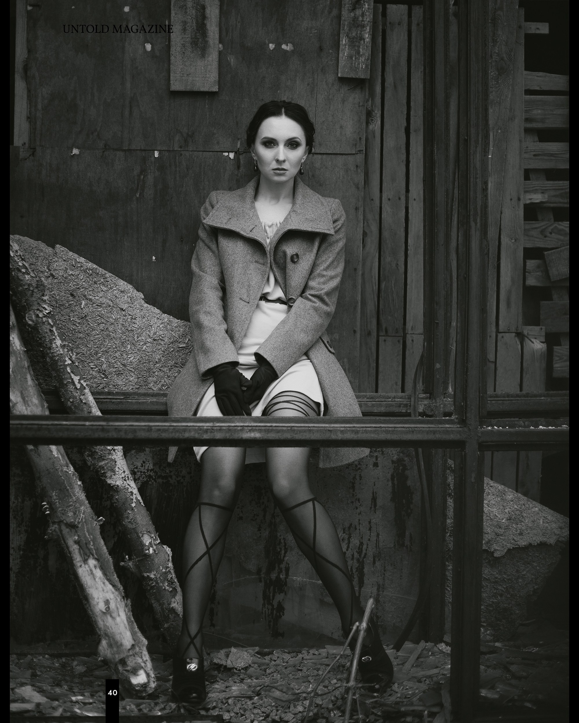 Обложка актриссы кино Дарьи Шерстнёвой в журнале UnTold. Фотограф Ігор Тополенко Арт- фото та весільна фотографія Україна Київ