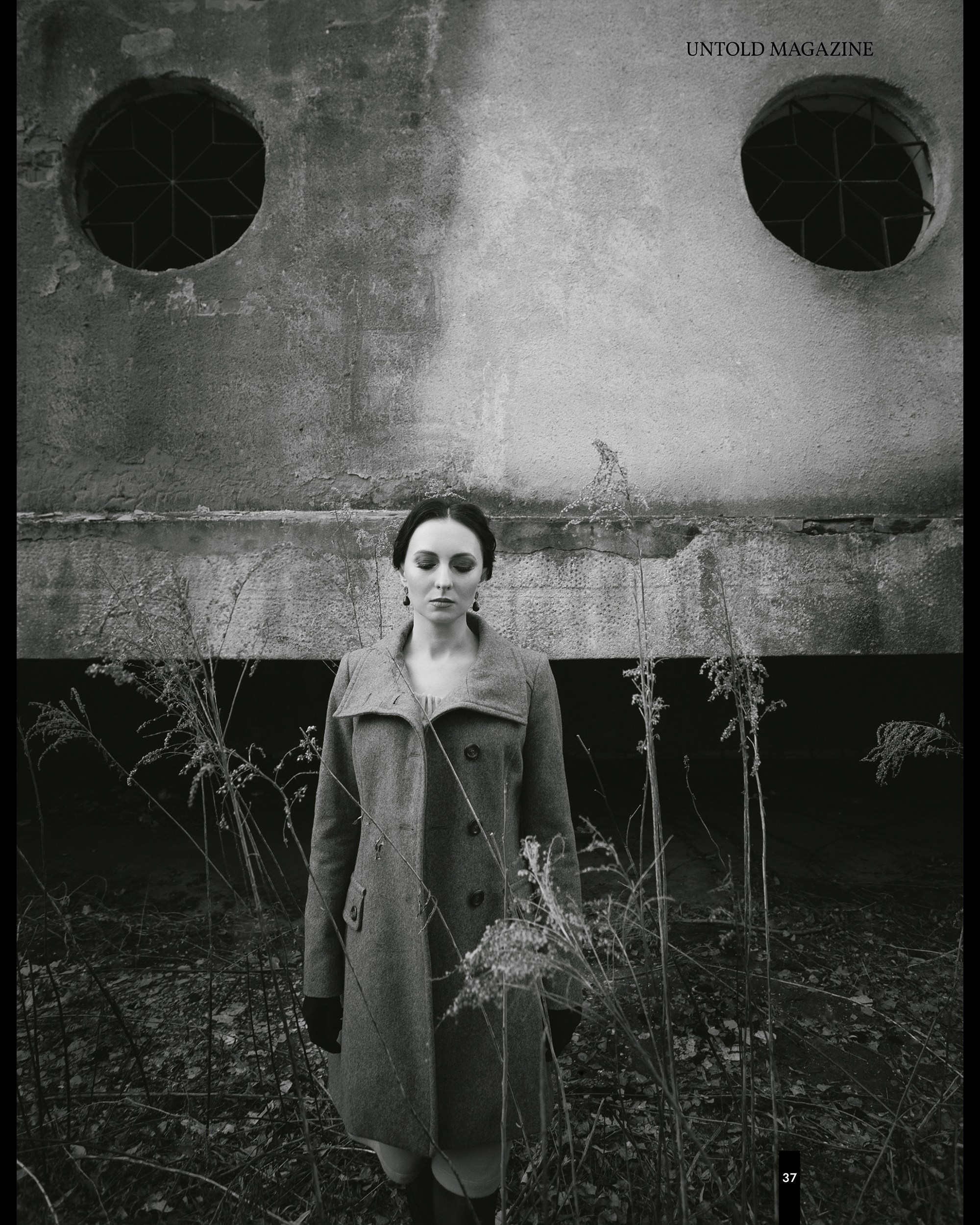 Обложка актриссы кино Дарьи Шерстнёвой в журнале UnTold. Фотограф Ігор Тополенко Арт- фото та весільна фотографія Україна Київ