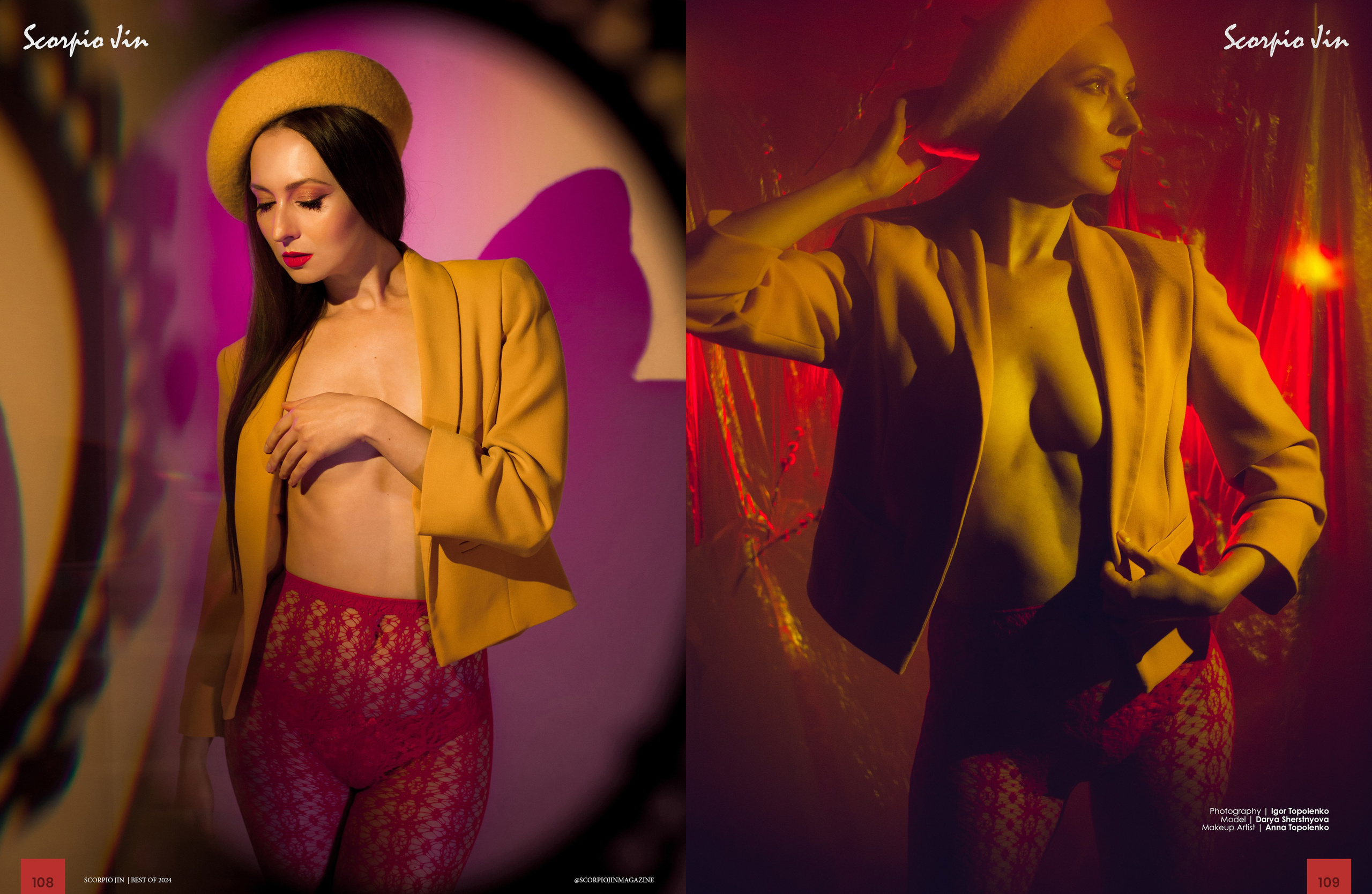 Найкраще в американських журналах за рік! Scorpio Jin Magazine. Фотограф Ігор Тополенко Арт- фото та весільна фотографія Україна Київ