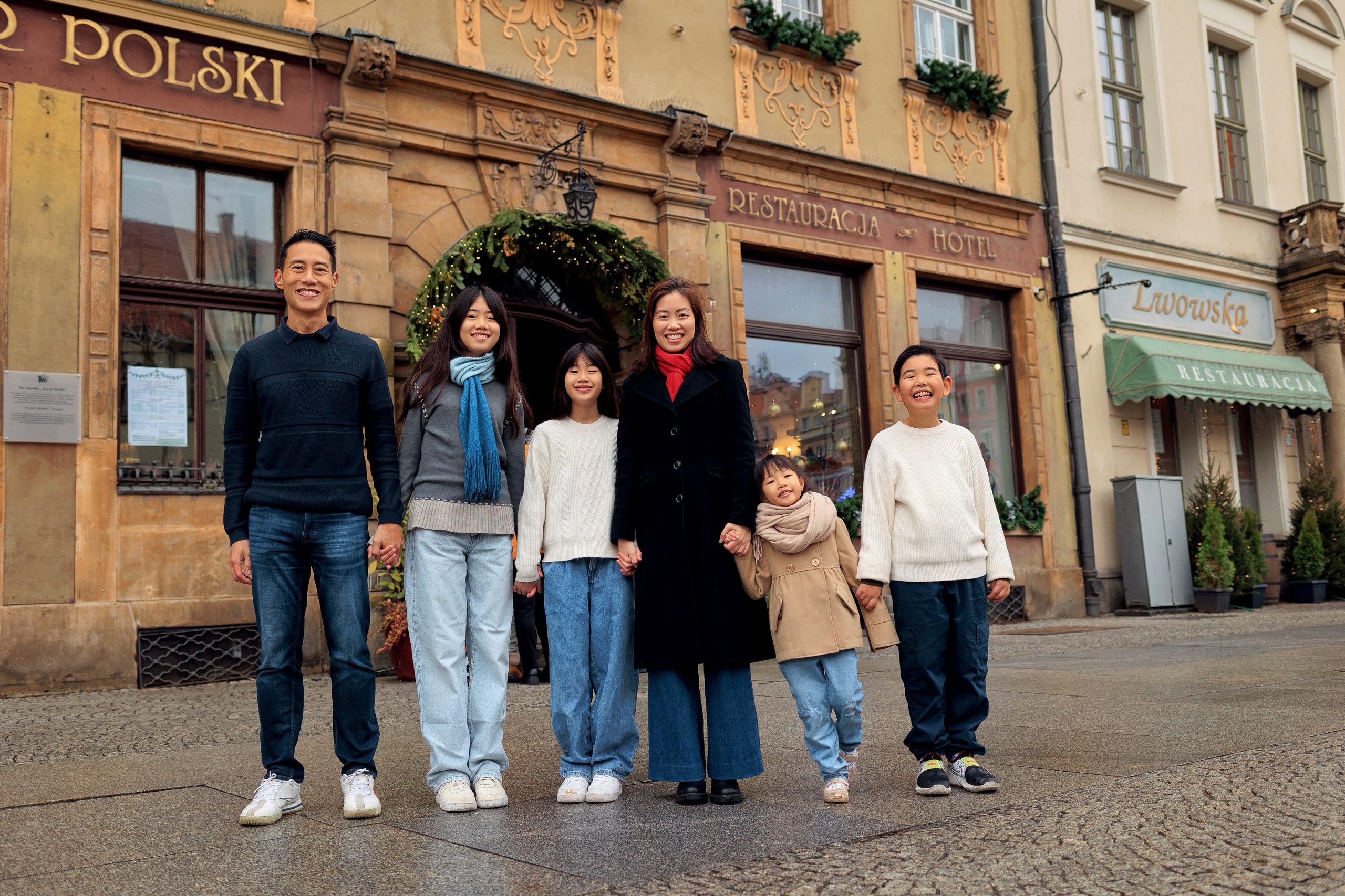 Різдвяна зйомка у Вроцлаві. Сімейний фотограф Вроцлав - Анна Цуканова