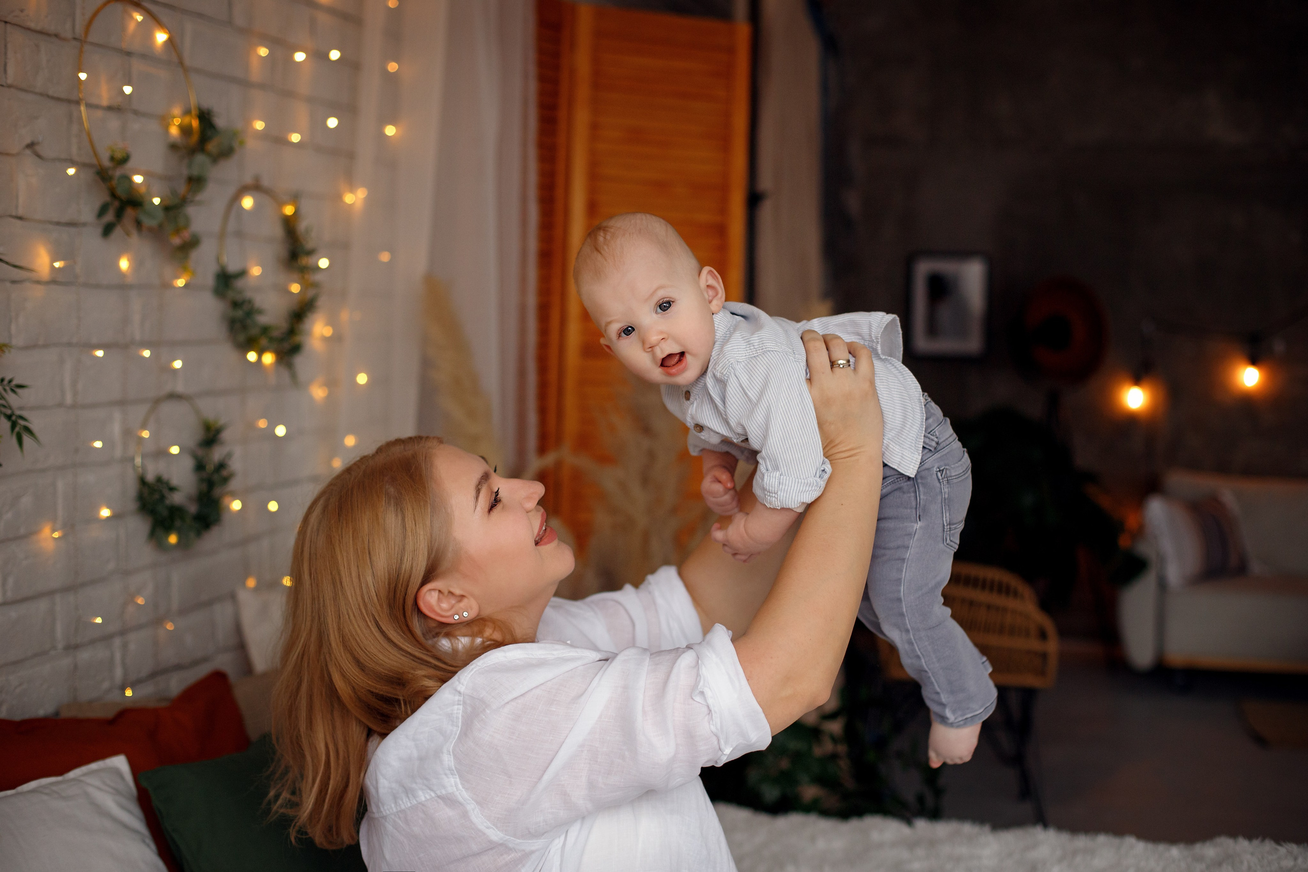 Сімейні зйомки в студії. Сімейний фотограф Вроцлав - Анна Цуканова