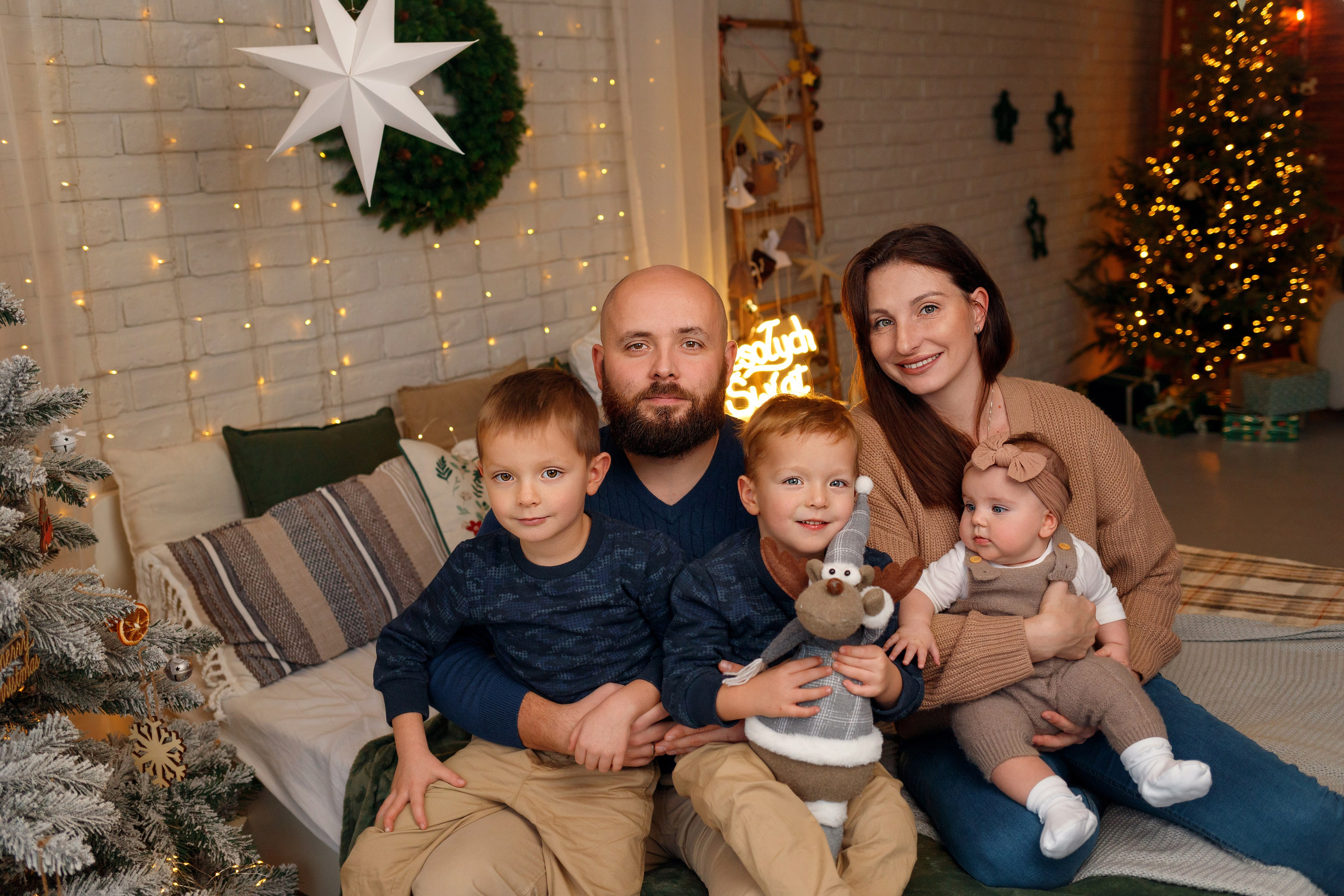 Сімейні зйомки в студії. Сімейний фотограф Вроцлав - Анна Цуканова