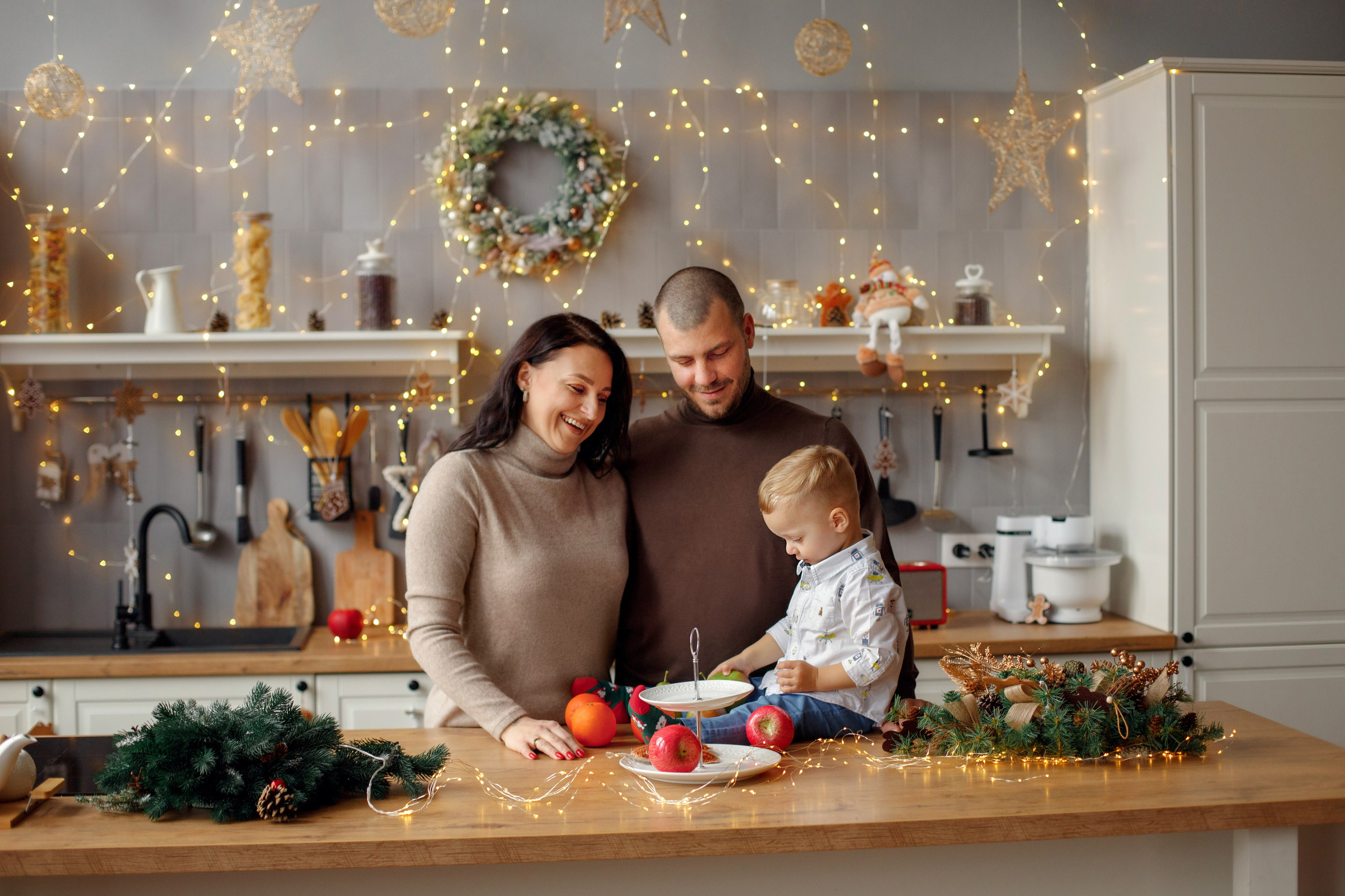 Сімейні зйомки в студії. Сімейний фотограф Вроцлав - Анна Цуканова