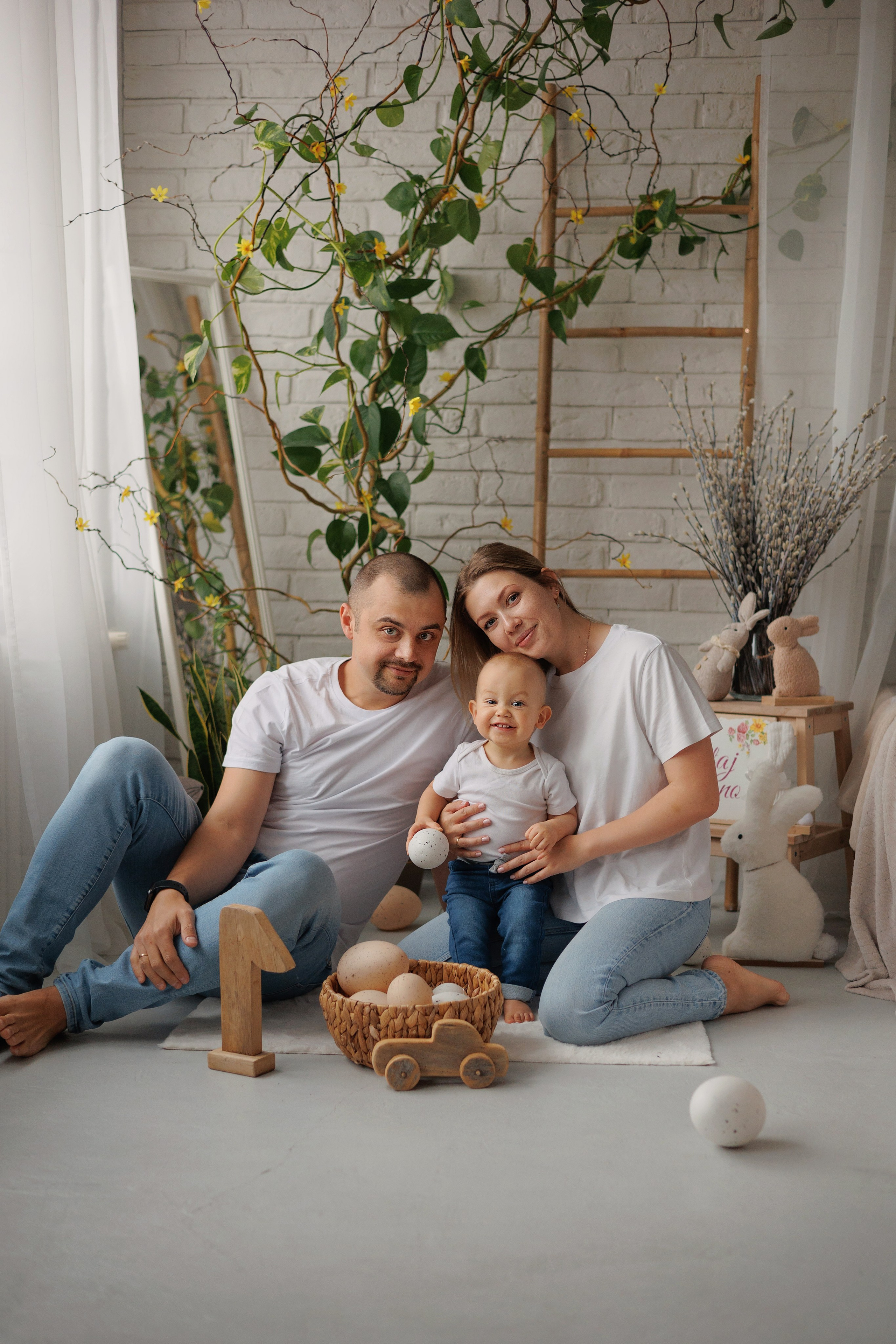 Сімейні зйомки в студії. Сімейний фотограф Вроцлав - Анна Цуканова