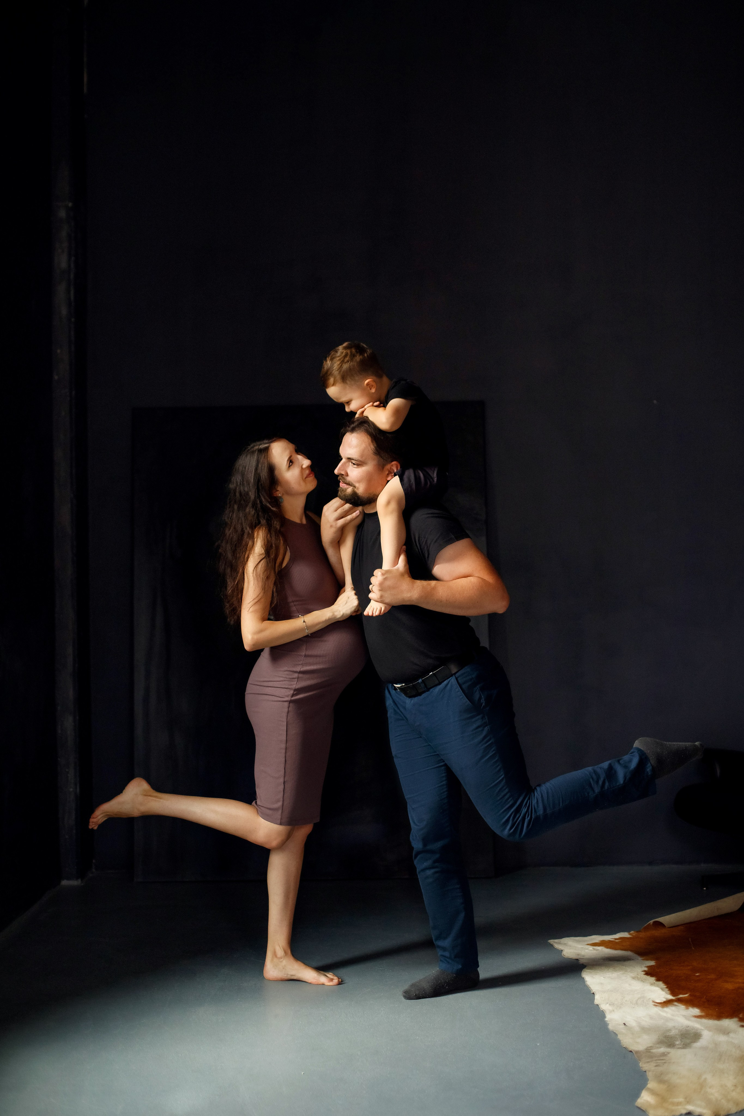 Сімейні зйомки в студії. Сімейний фотограф Вроцлав - Анна Цуканова