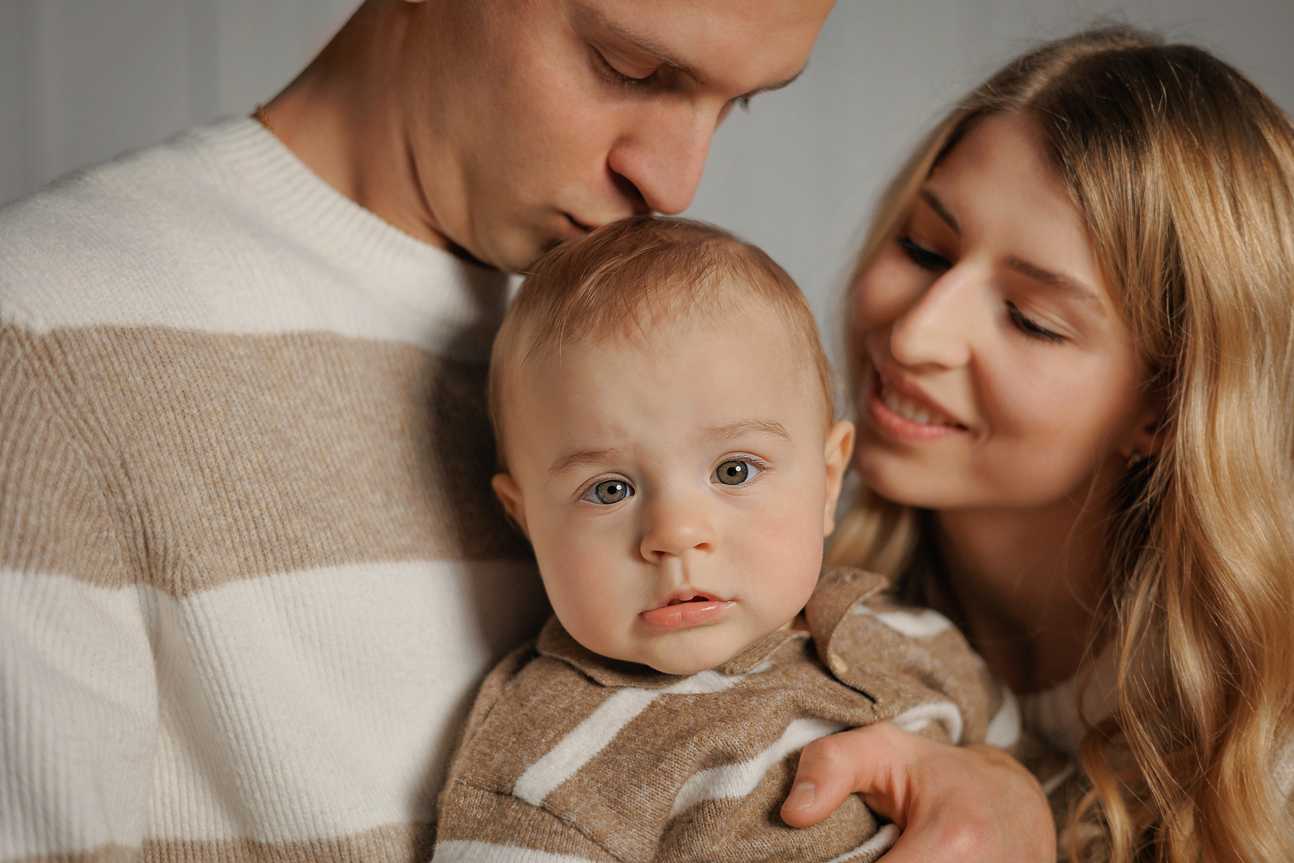 Сімейні зйомки в студії. Сімейний фотограф Вроцлав - Анна Цуканова