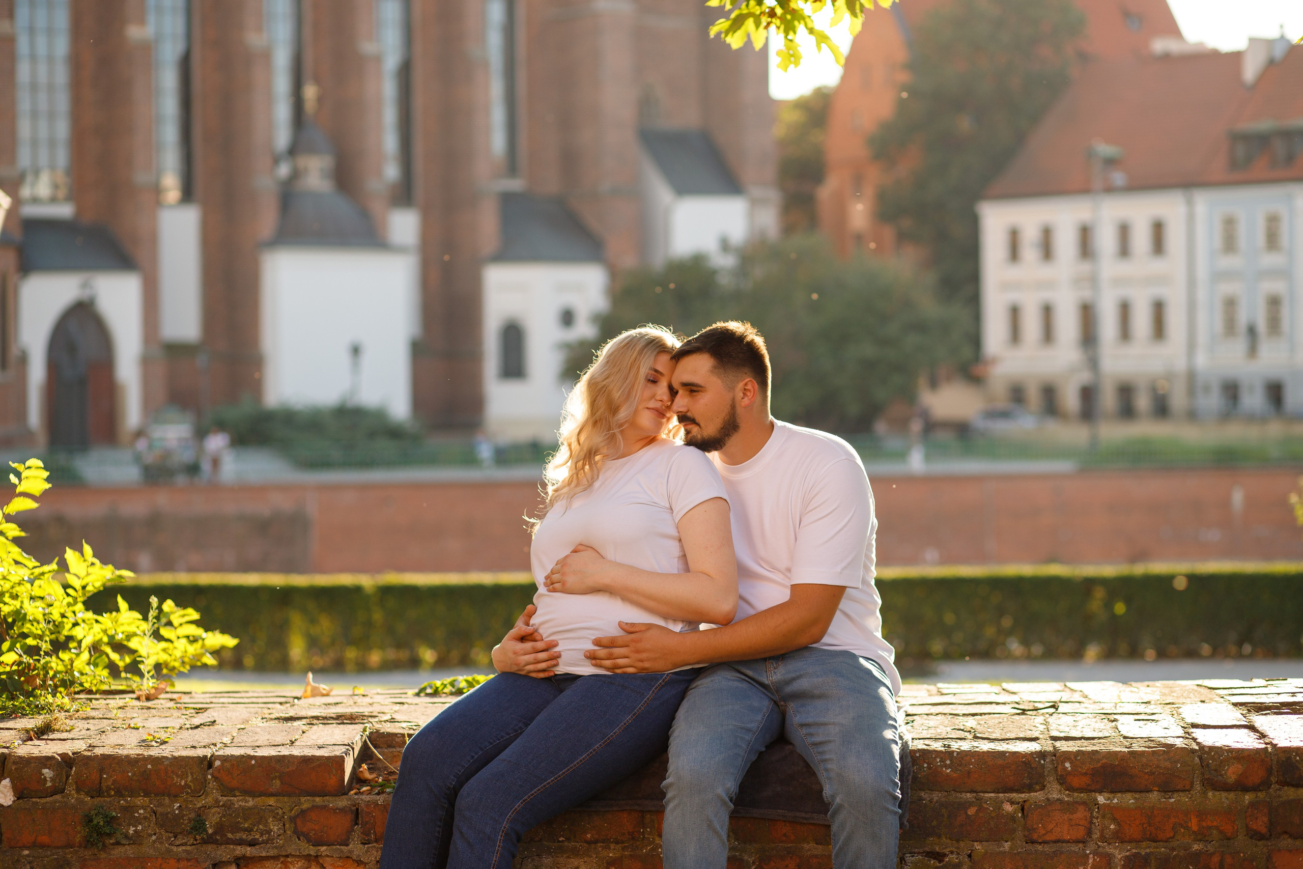 Фотосесія вагітності в місті. Сімейний фотограф Вроцлав - Анна Цуканова