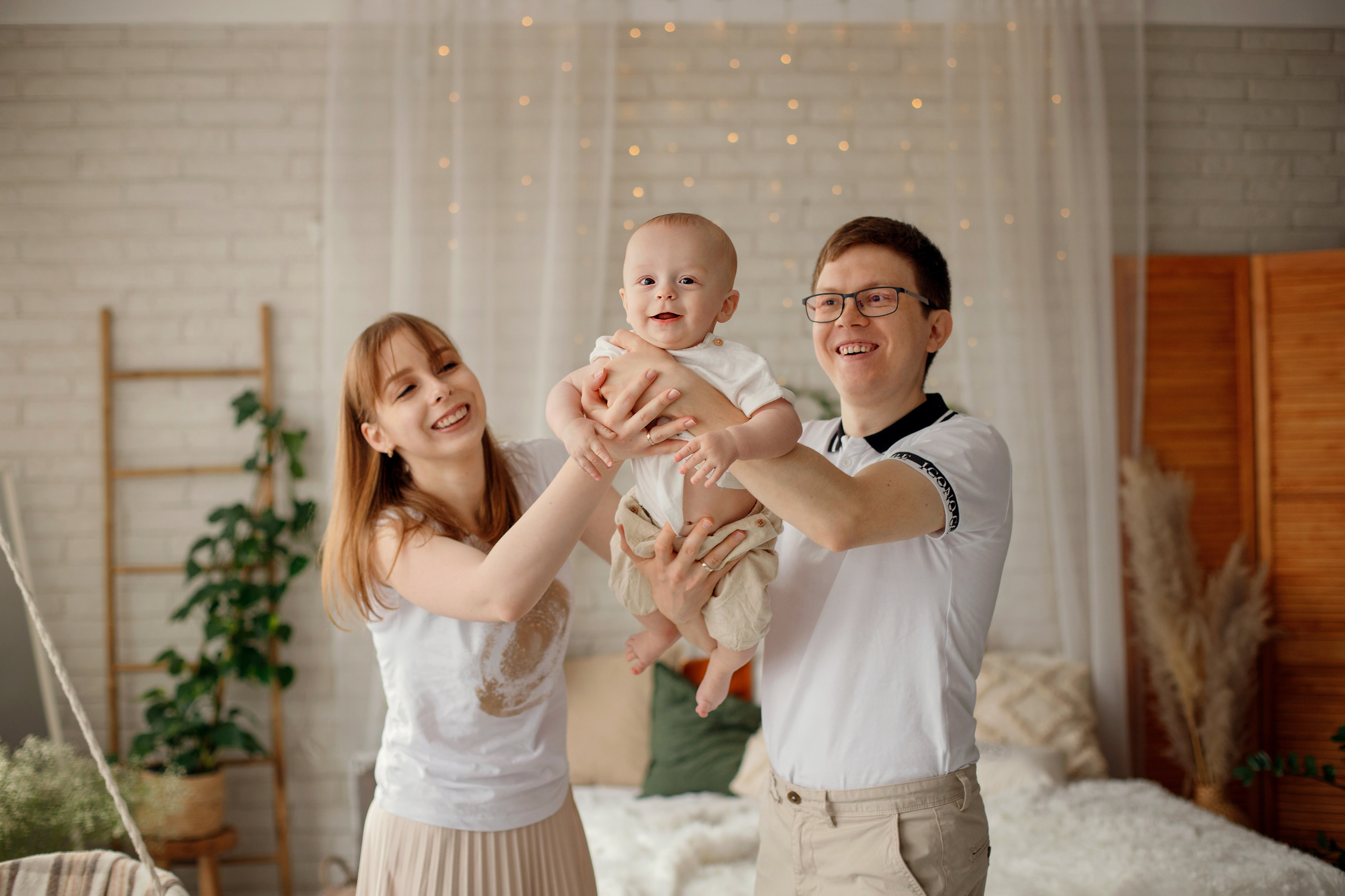Сімейні зйомки в студії. Сімейний фотограф Вроцлав - Анна Цуканова
