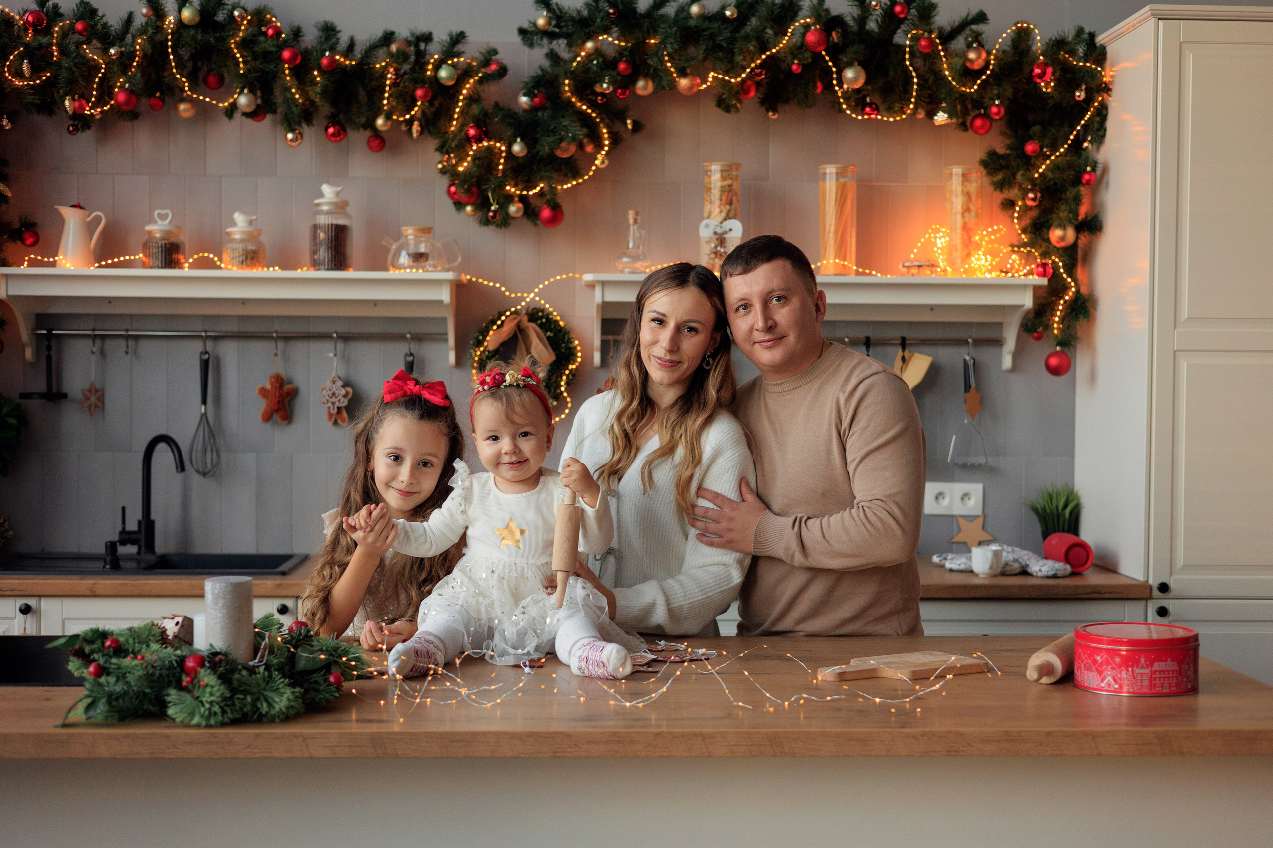Сімейні зйомки в студії. Сімейний фотограф Вроцлав - Анна Цуканова