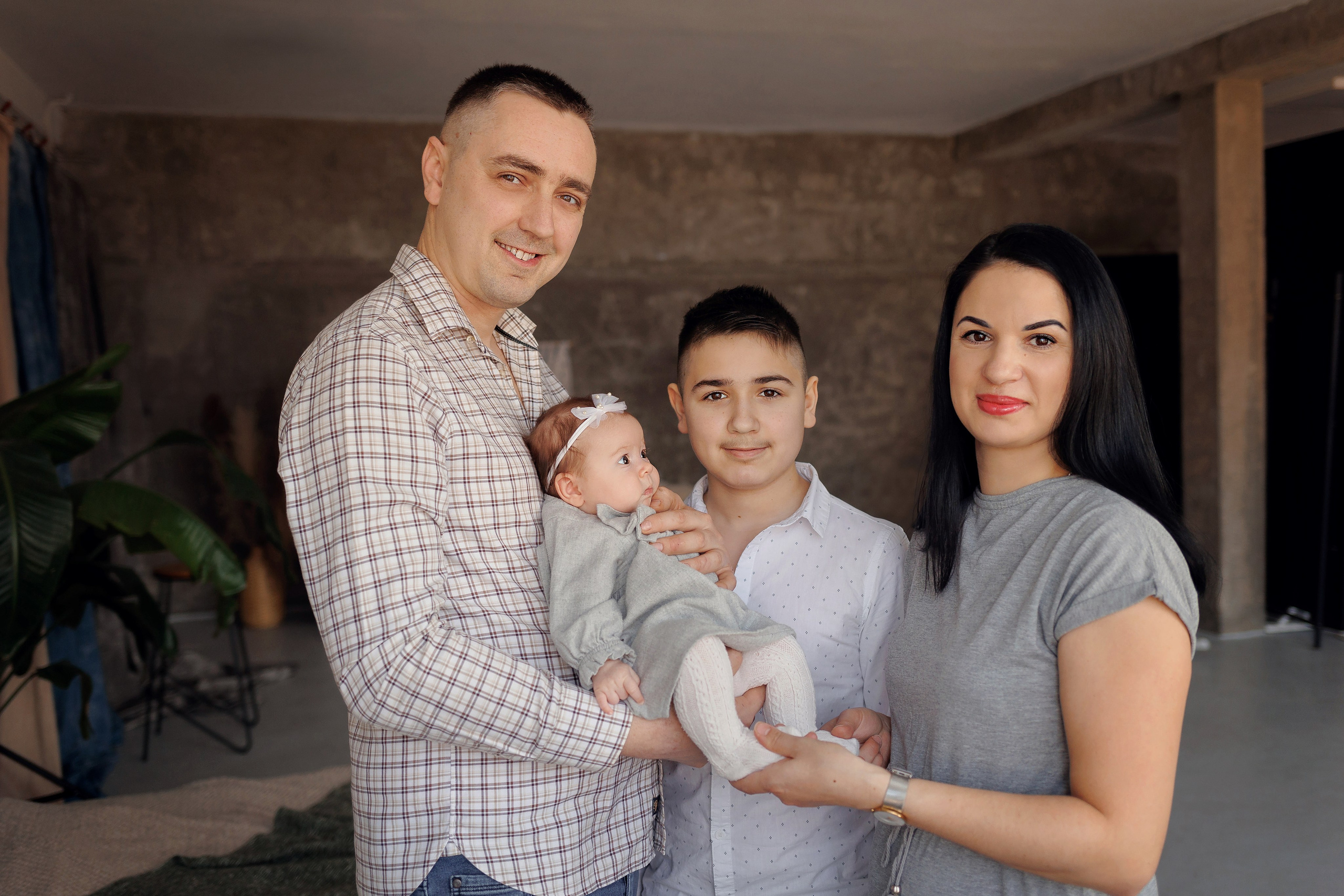 Сімейні зйомки в студії. Сімейний фотограф Вроцлав - Анна Цуканова