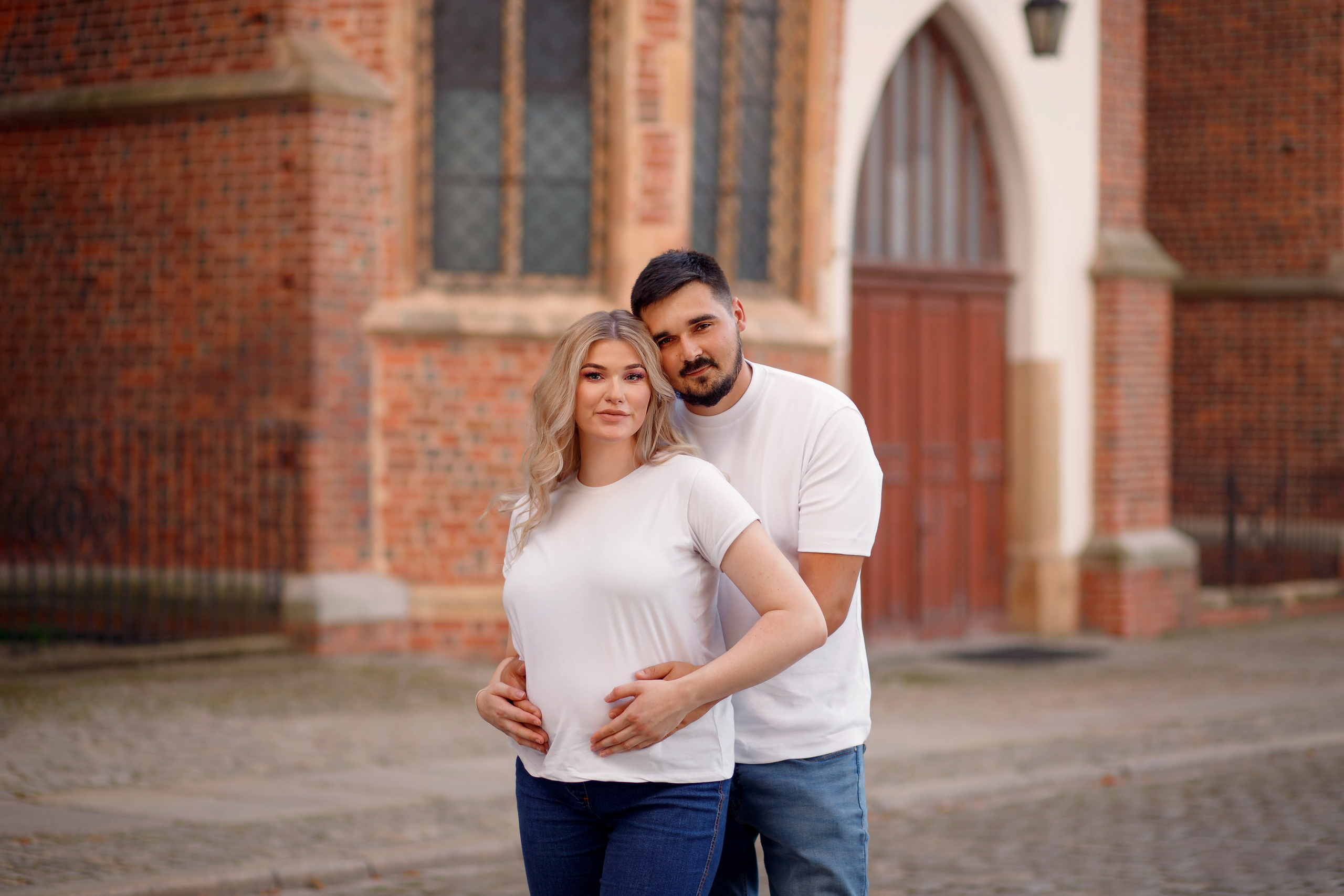 Фотосесія вагітності в місті. Сімейний фотограф Вроцлав - Анна Цуканова