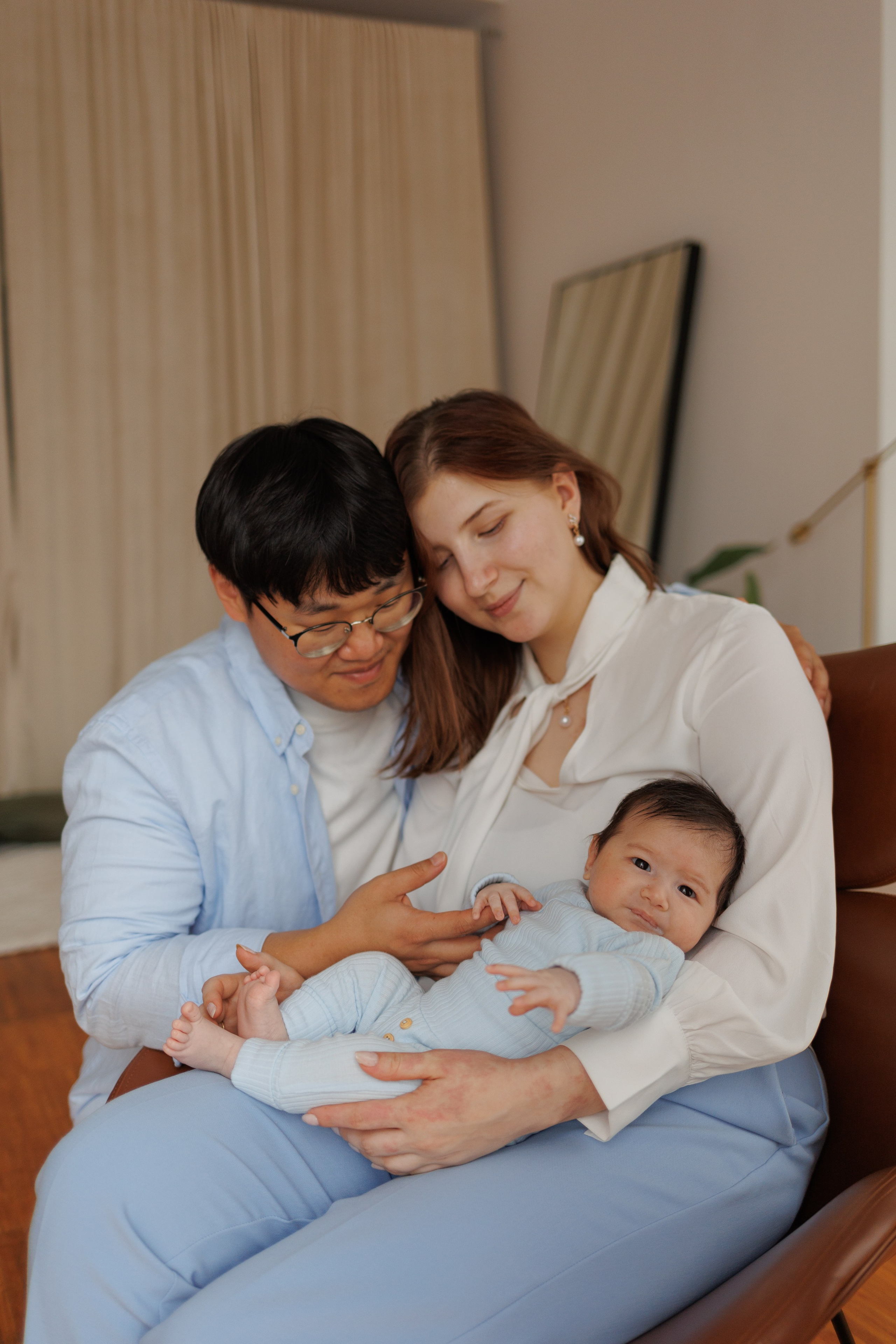 Сімейні зйомки в студії. Сімейний фотограф Вроцлав - Анна Цуканова