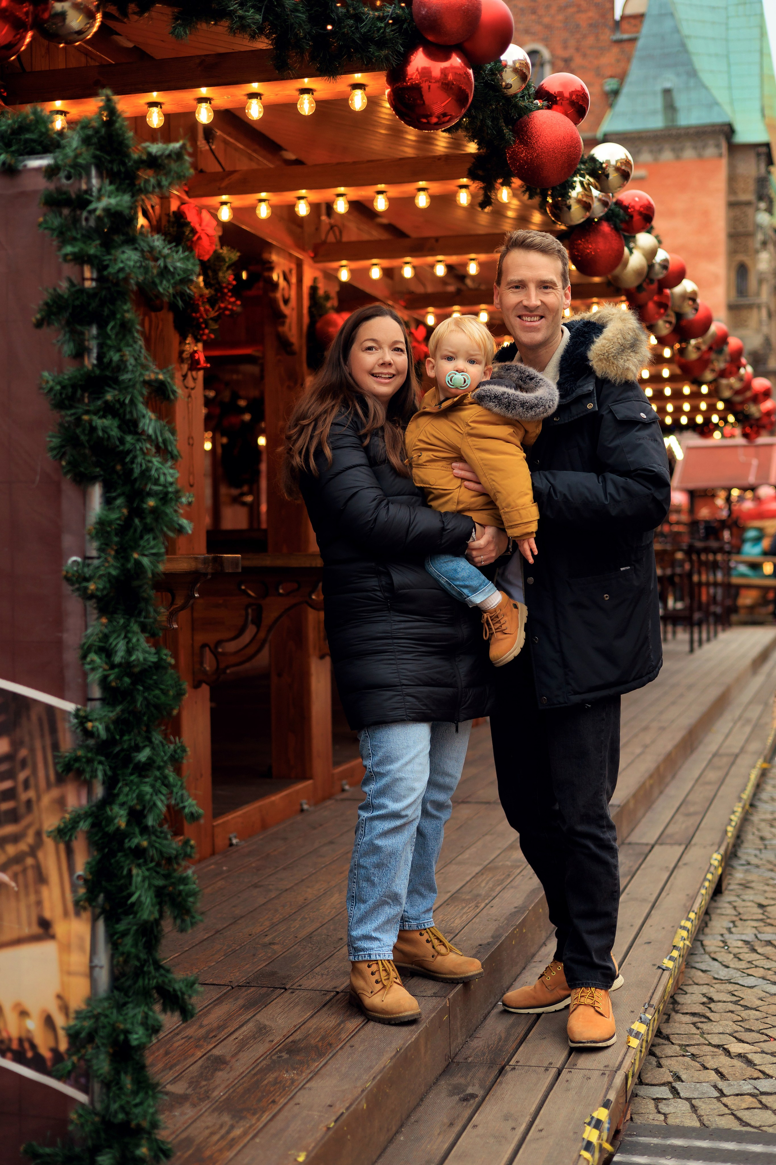 Різдвяна зйомка у Вроцлаві. Сімейний фотограф Вроцлав - Анна Цуканова