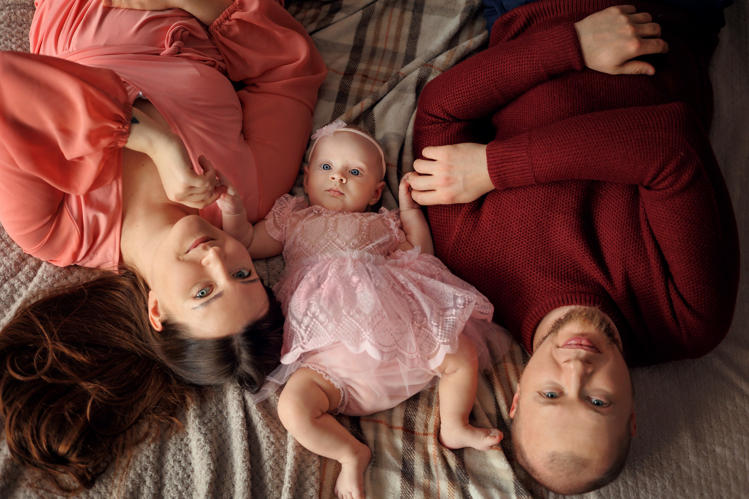 Сімейні зйомки в студії. Сімейний фотограф Вроцлав - Анна Цуканова