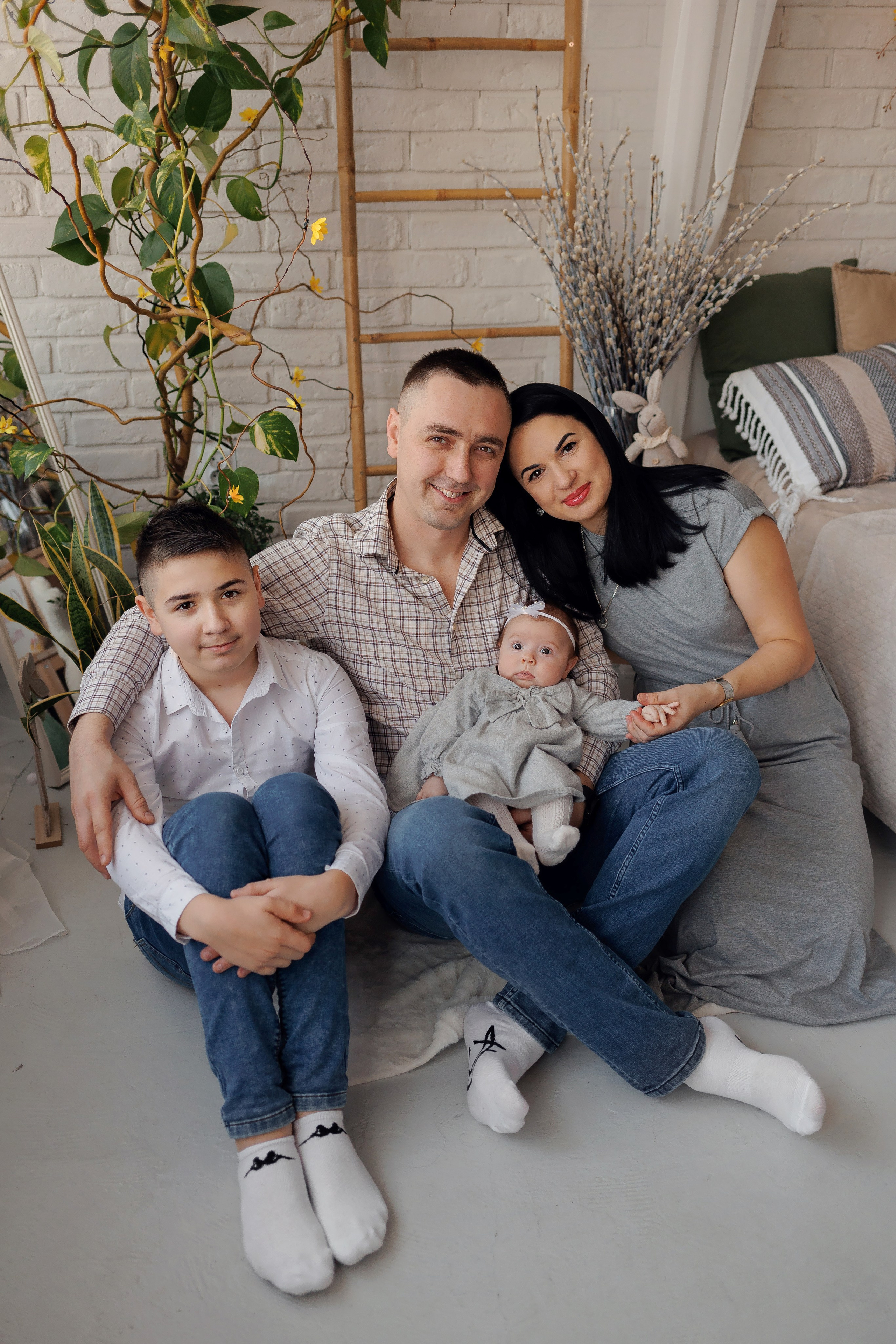 Сімейні зйомки в студії. Сімейний фотограф Вроцлав - Анна Цуканова