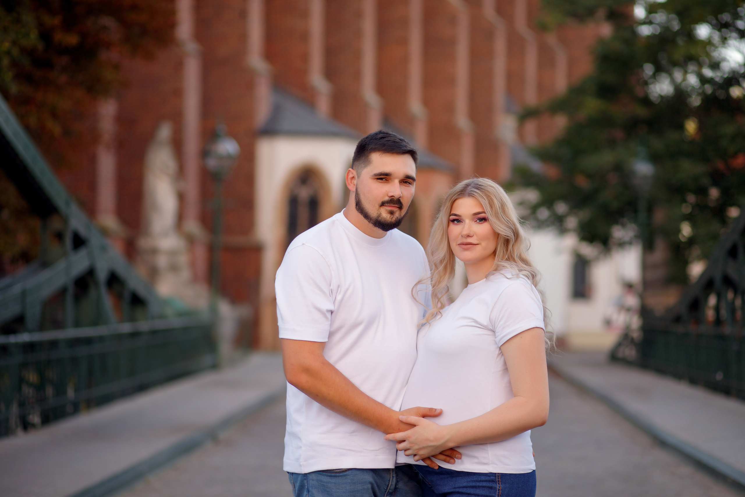 Фотосесія вагітності в місті. Сімейний фотограф Вроцлав - Анна Цуканова