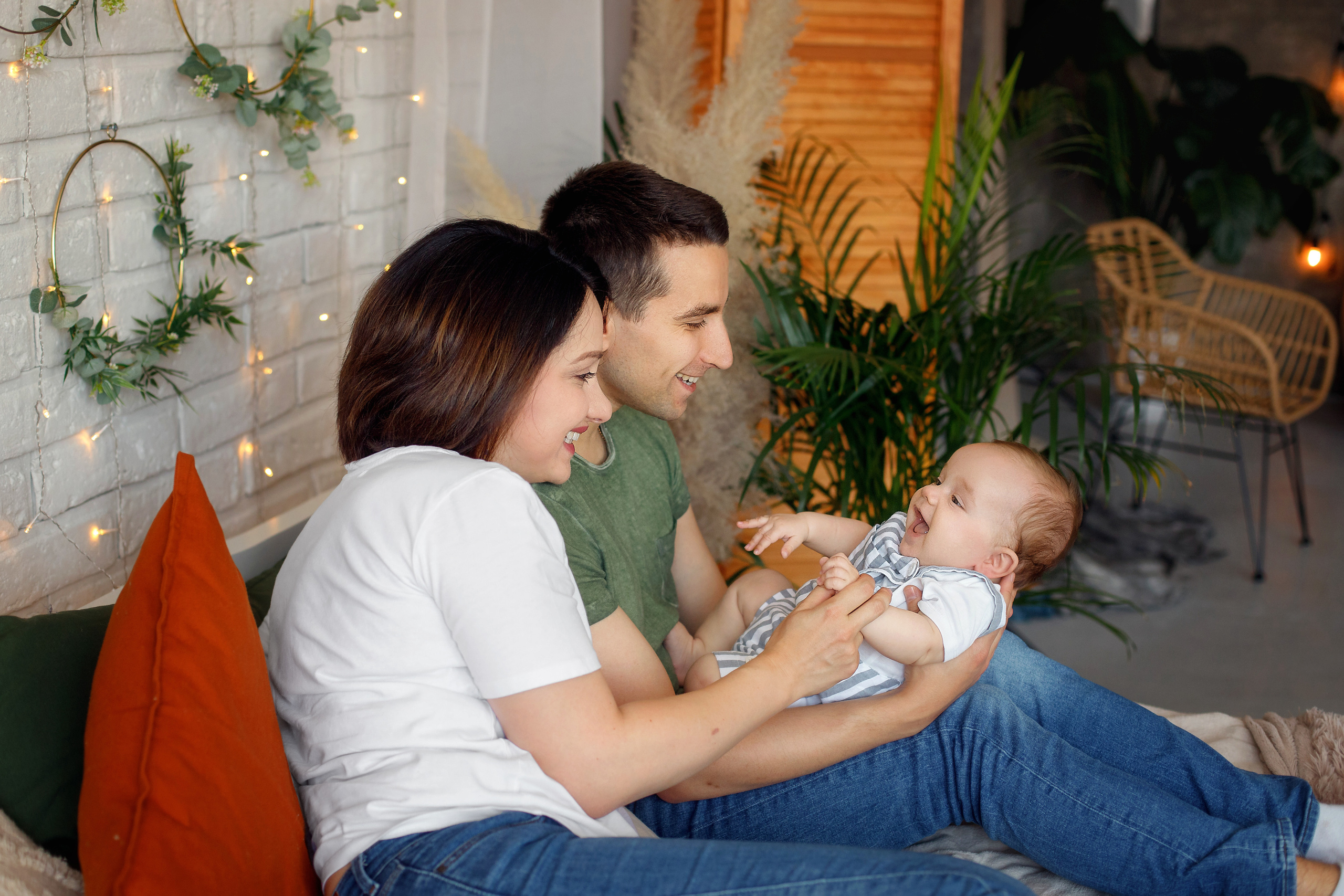 Сімейні зйомки в студії. Сімейний фотограф Вроцлав - Анна Цуканова