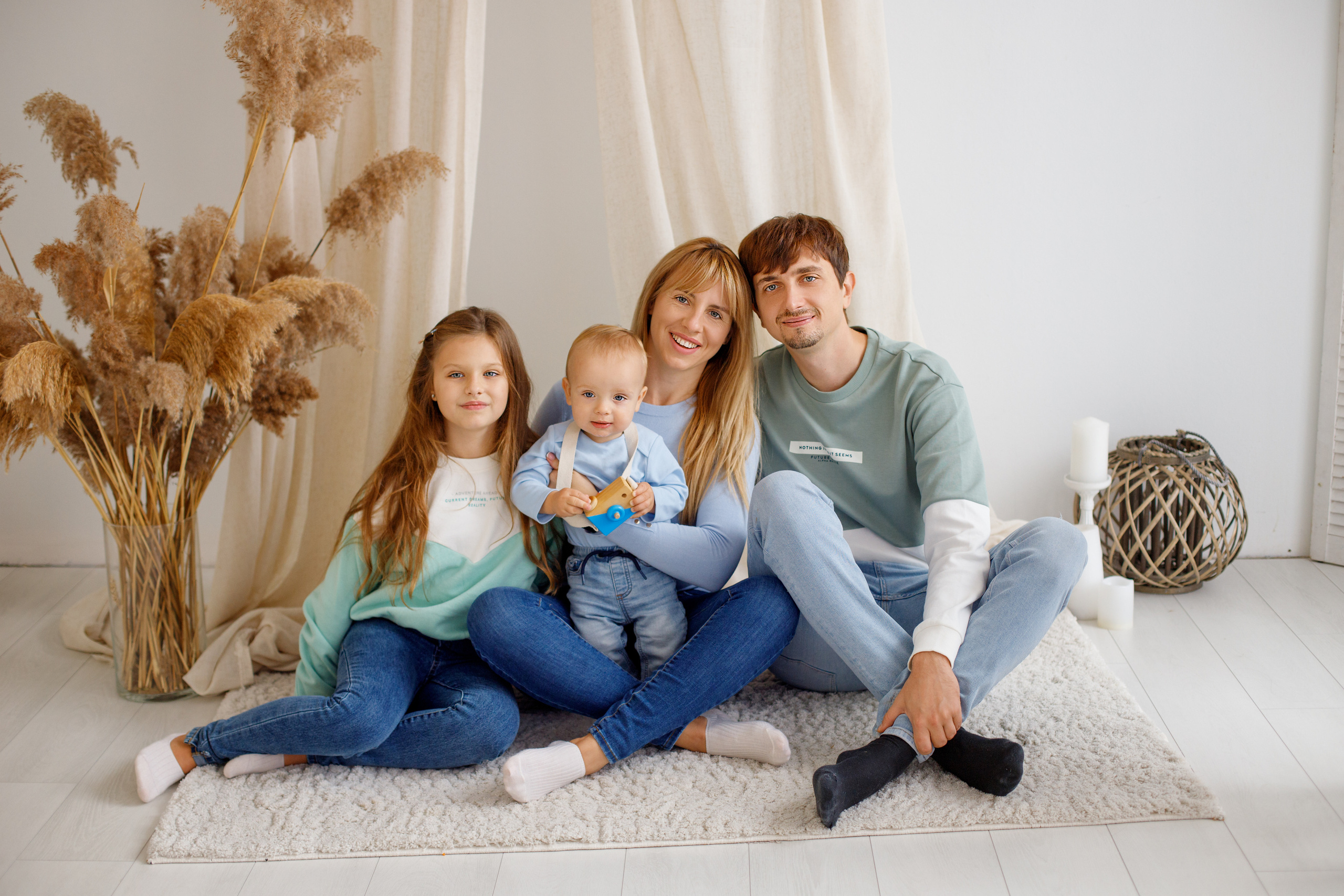 Сімейні зйомки в студії. Сімейний фотограф Вроцлав - Анна Цуканова