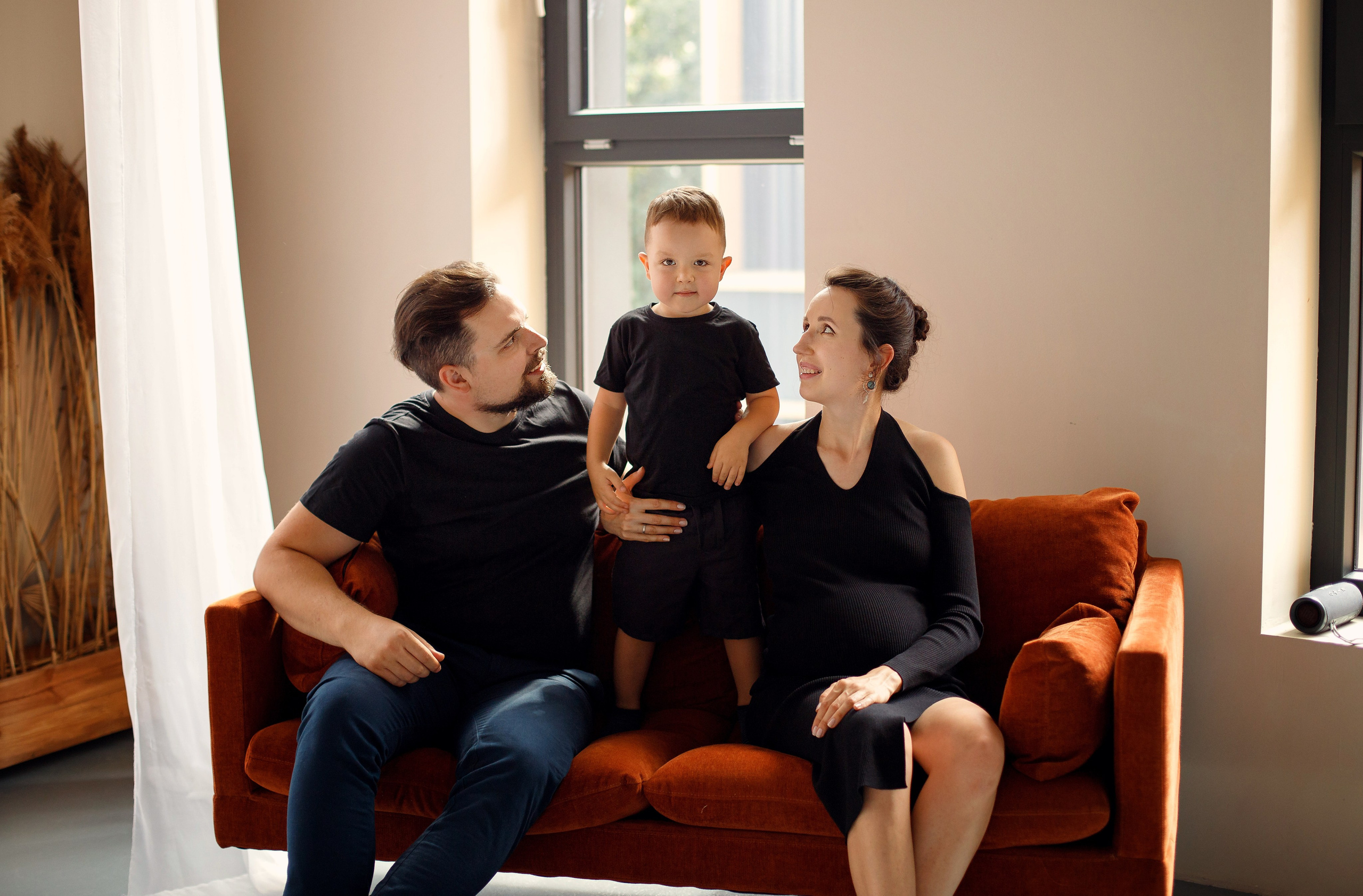 Сімейні зйомки в студії. Сімейний фотограф Вроцлав - Анна Цуканова