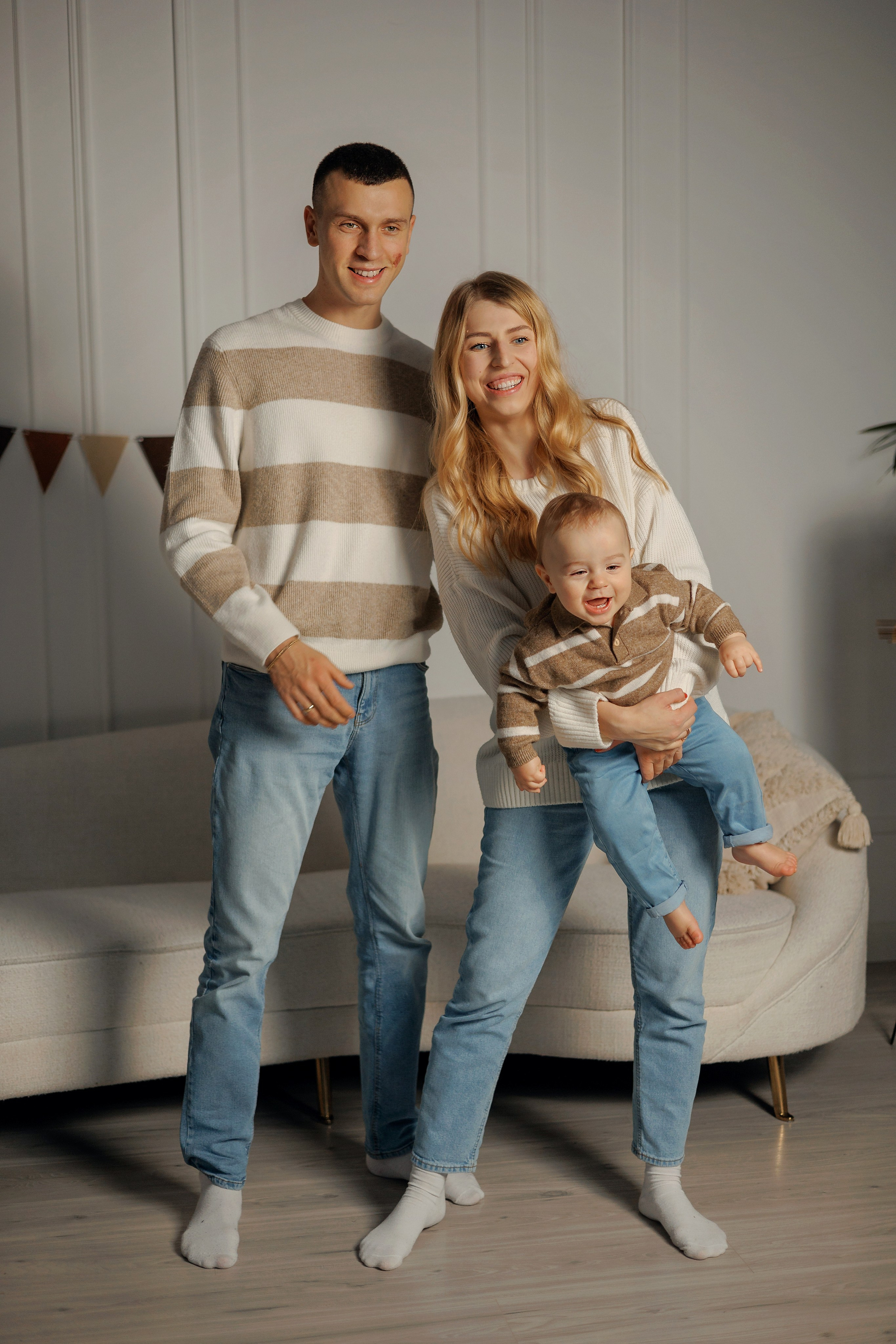 Сімейні зйомки в студії. Сімейний фотограф Вроцлав - Анна Цуканова