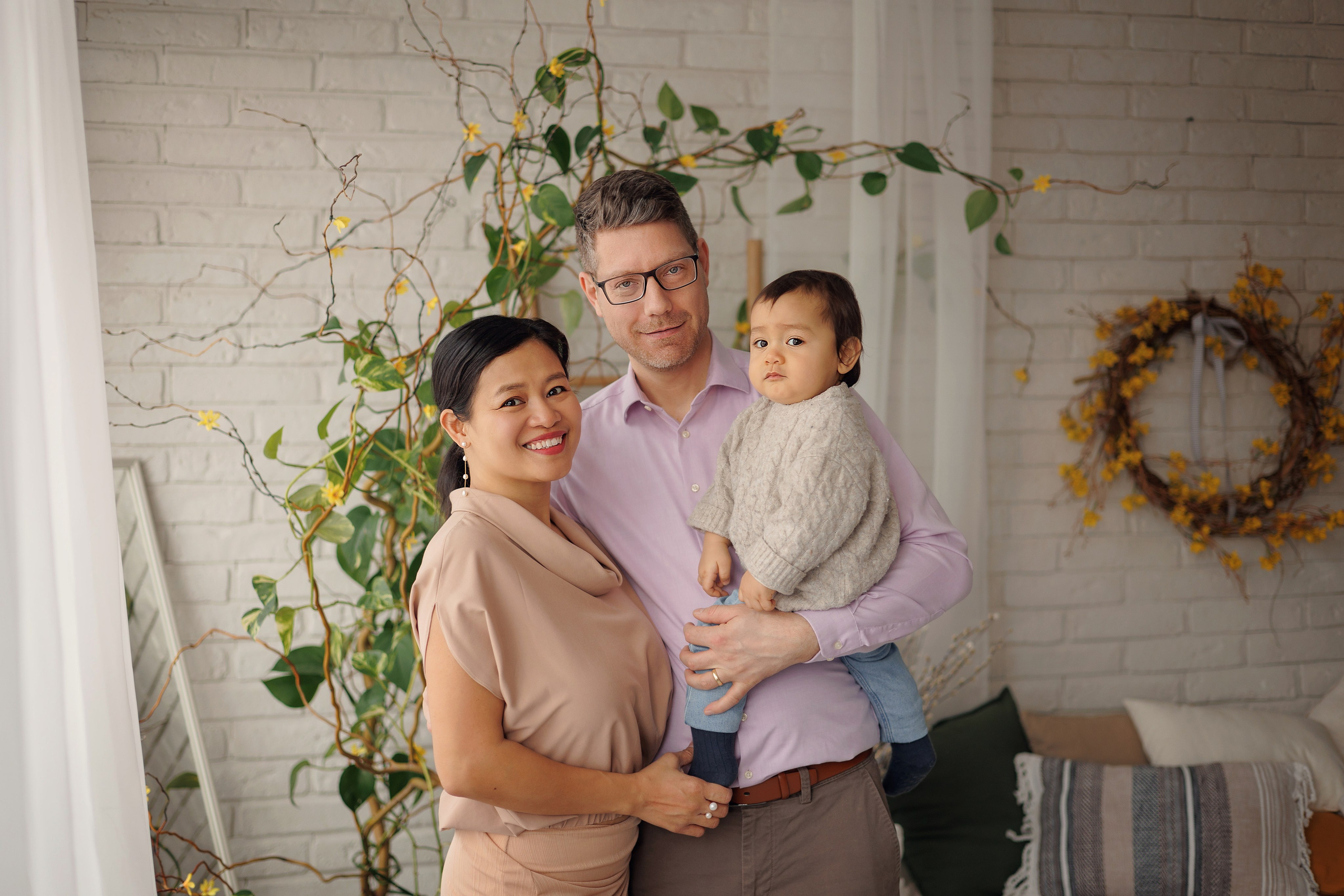 Сімейні зйомки в студії. Сімейний фотограф Вроцлав - Анна Цуканова