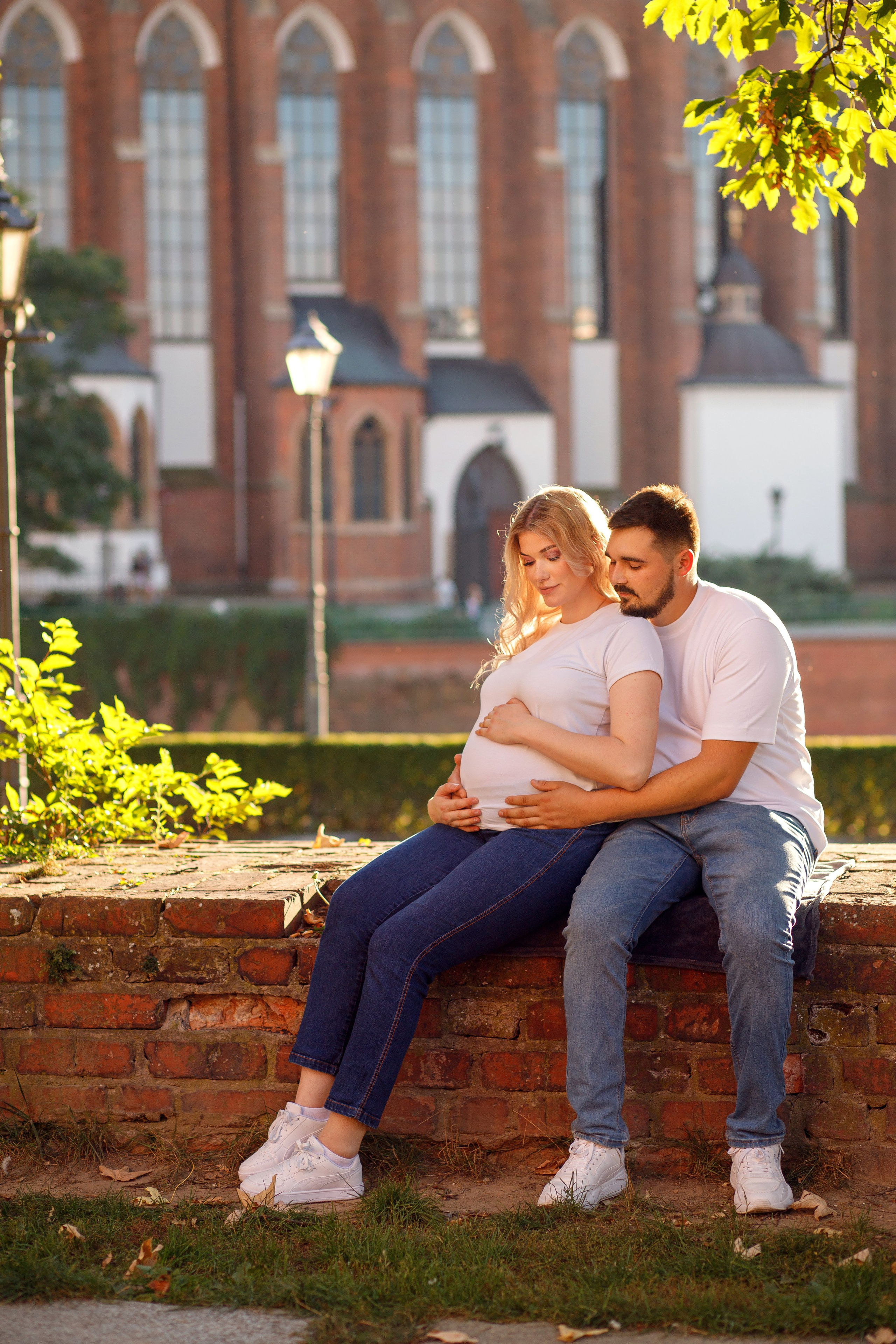 Фотосесія вагітності в місті. Сімейний фотограф Вроцлав - Анна Цуканова