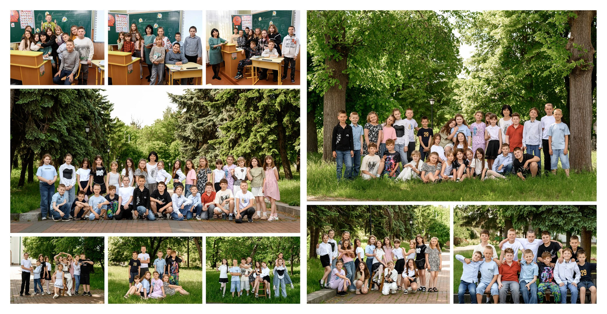 Випускні альбоми - 4 клас. Фотограф — Юрій Носач | Весільна, сімейна, дитяча, випускна зйомка, фотокниги | Канів, Черкаси, Київ