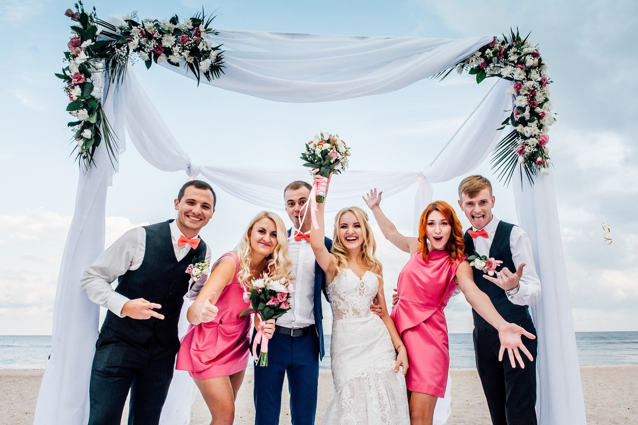 Wedding on the beach. Elegant Wedding Photography